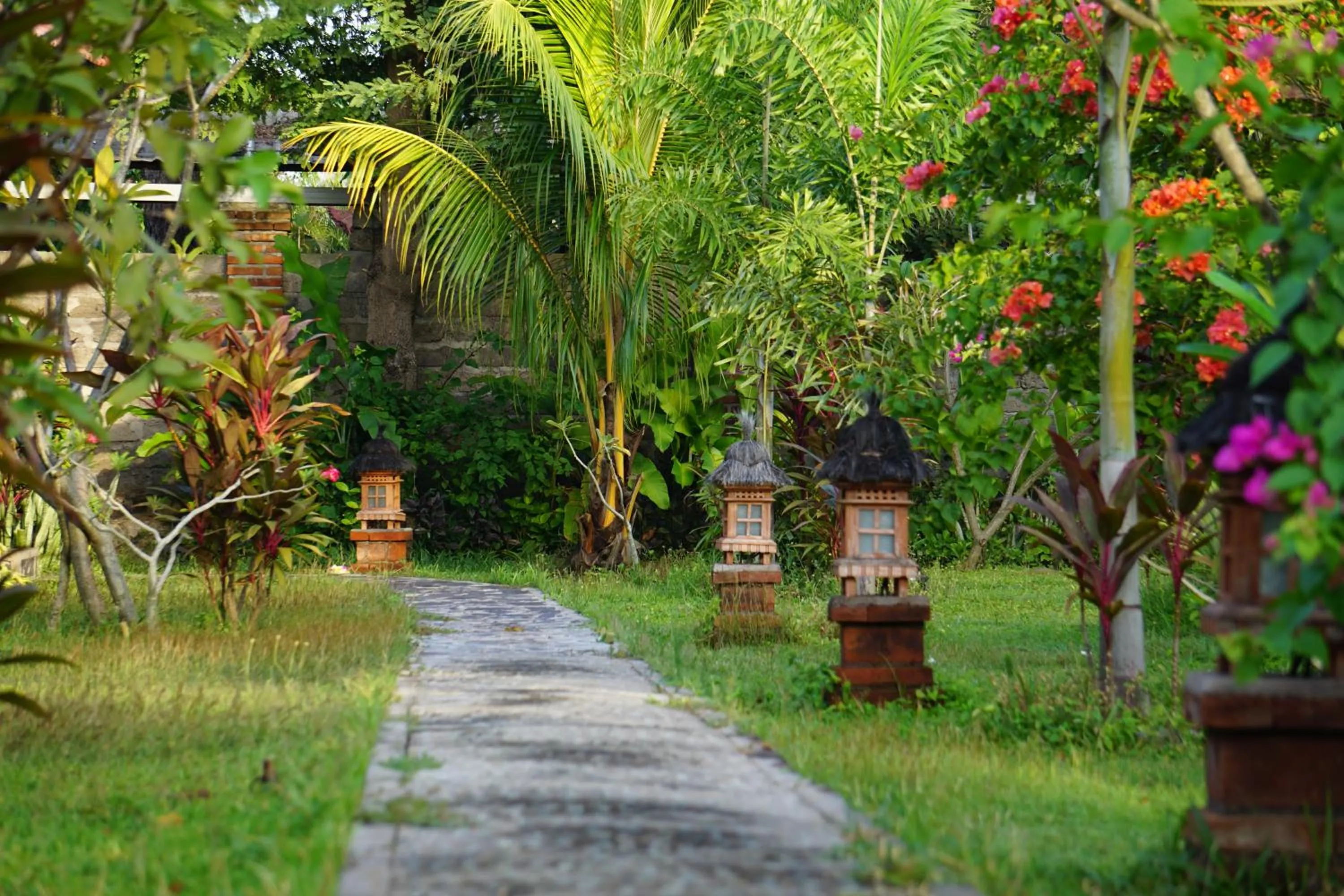 Garden view in TEGAL SARI, Pemuteran- North Bali