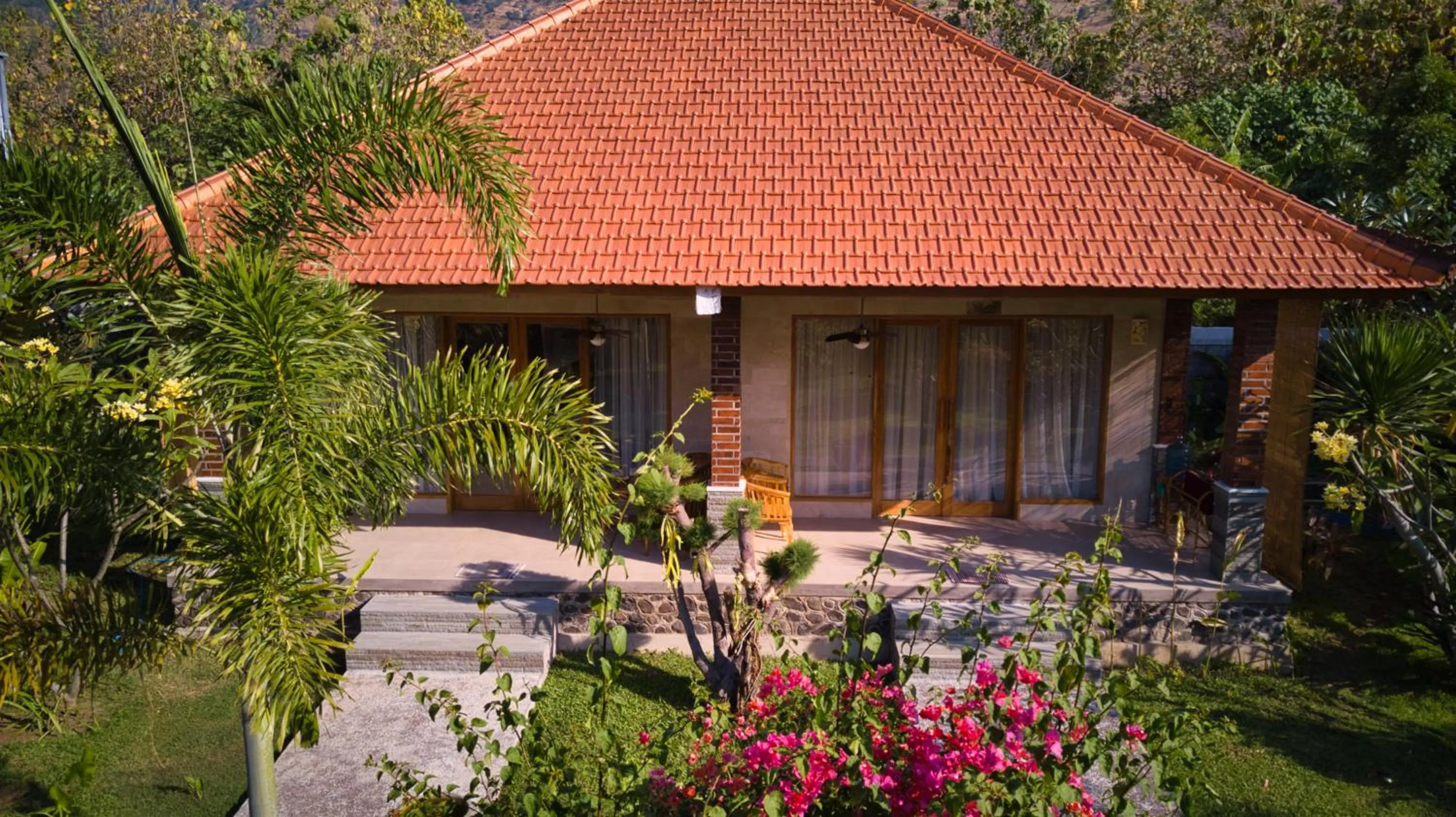 Facade/entrance in TEGAL SARI, Pemuteran- North Bali