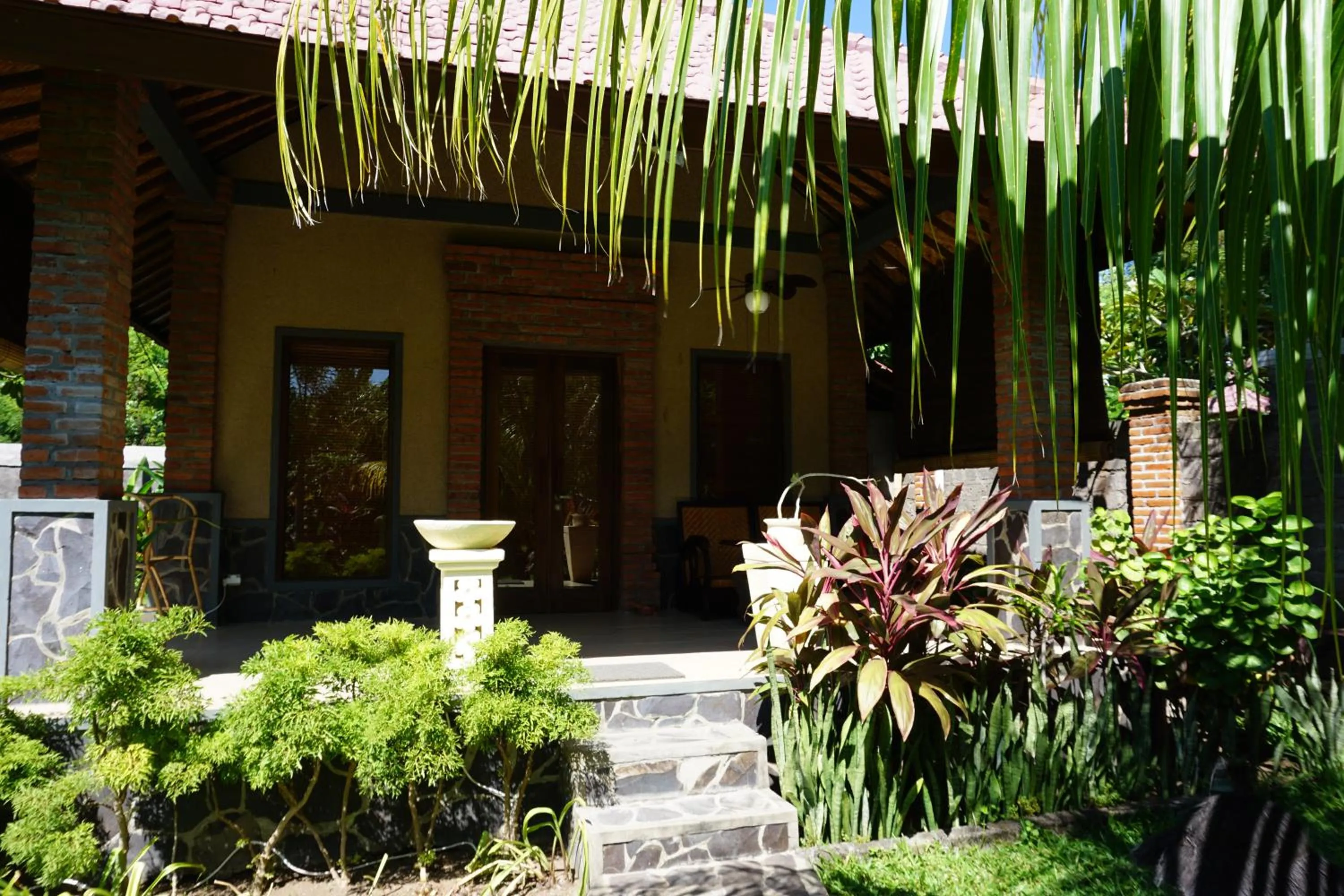Facade/entrance in TEGAL SARI, Pemuteran- North Bali