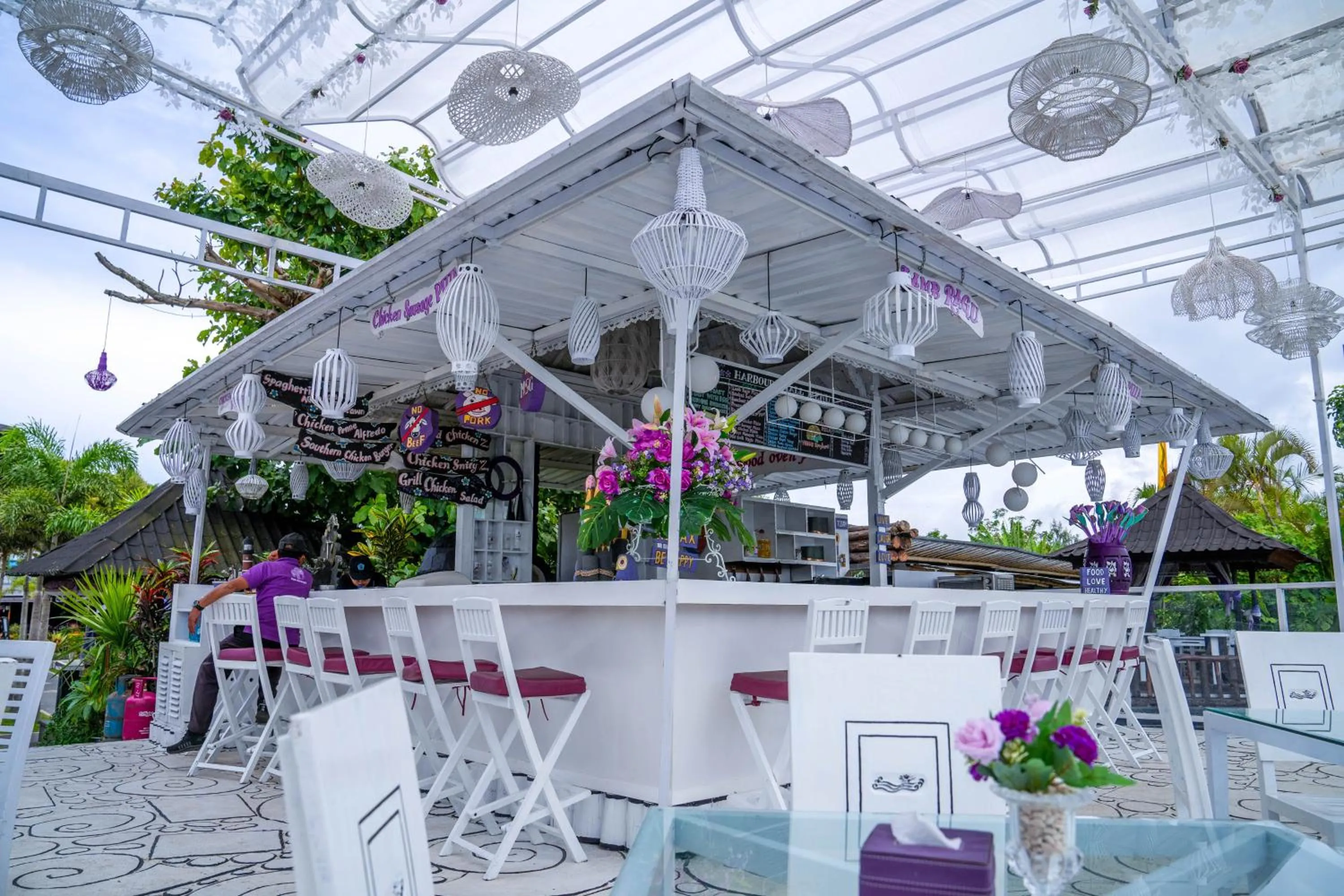 Restaurant/places to eat in The Ayu Kintamani Villa at Toya Devasya