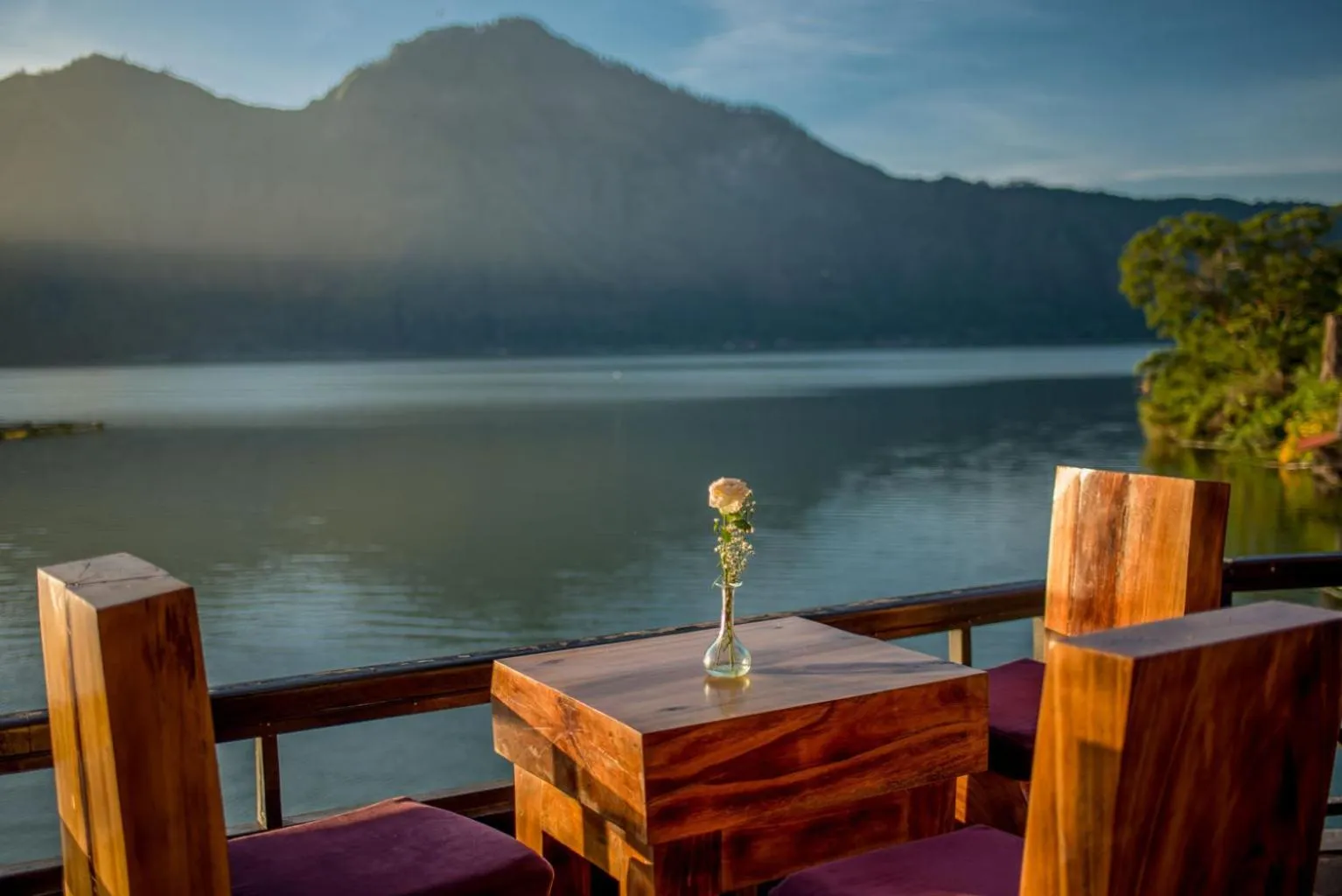 Restaurant/places to eat in The Ayu Kintamani Villa at Toya Devasya