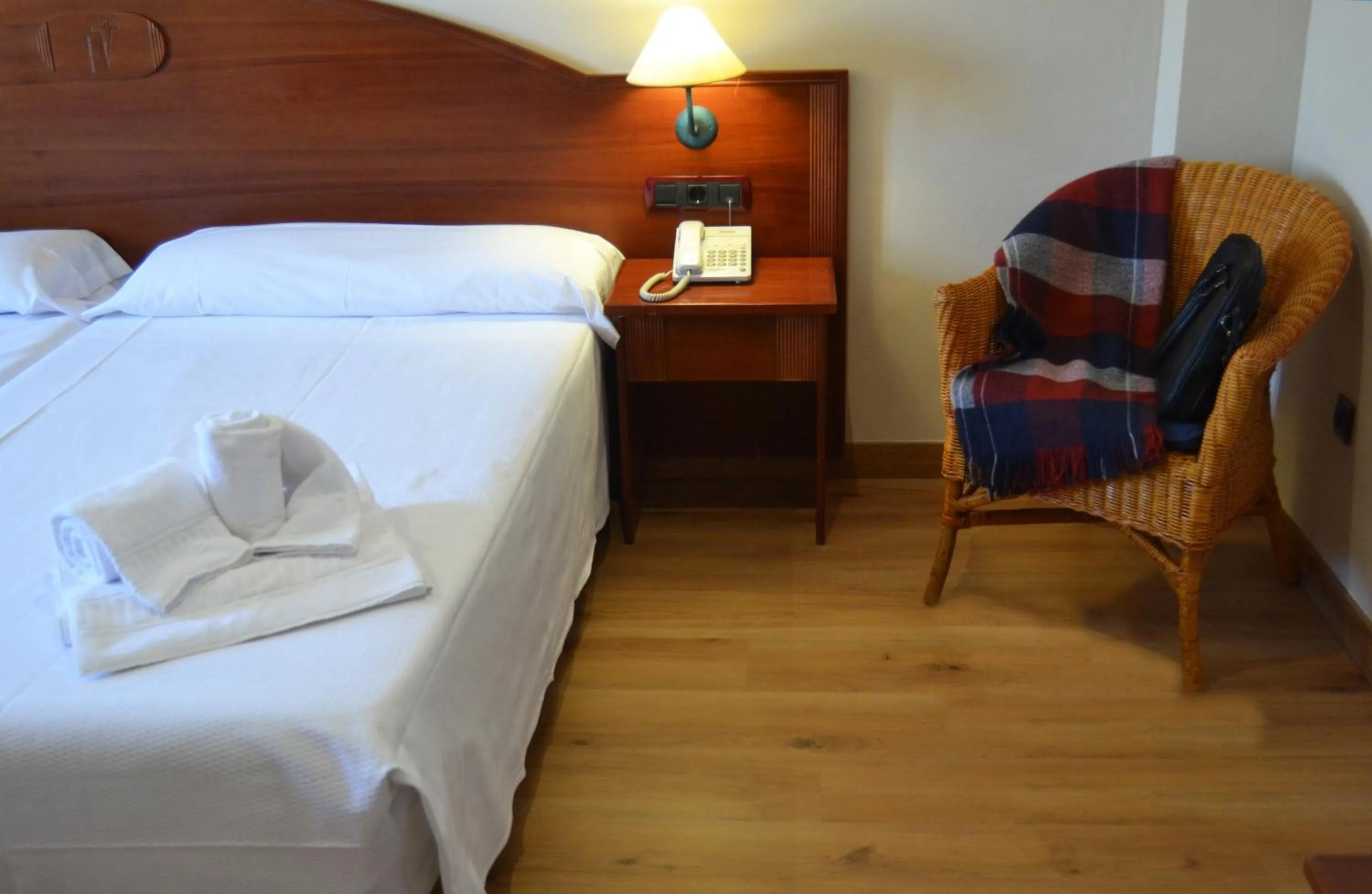 Bed in Hotel Reyes Ziries