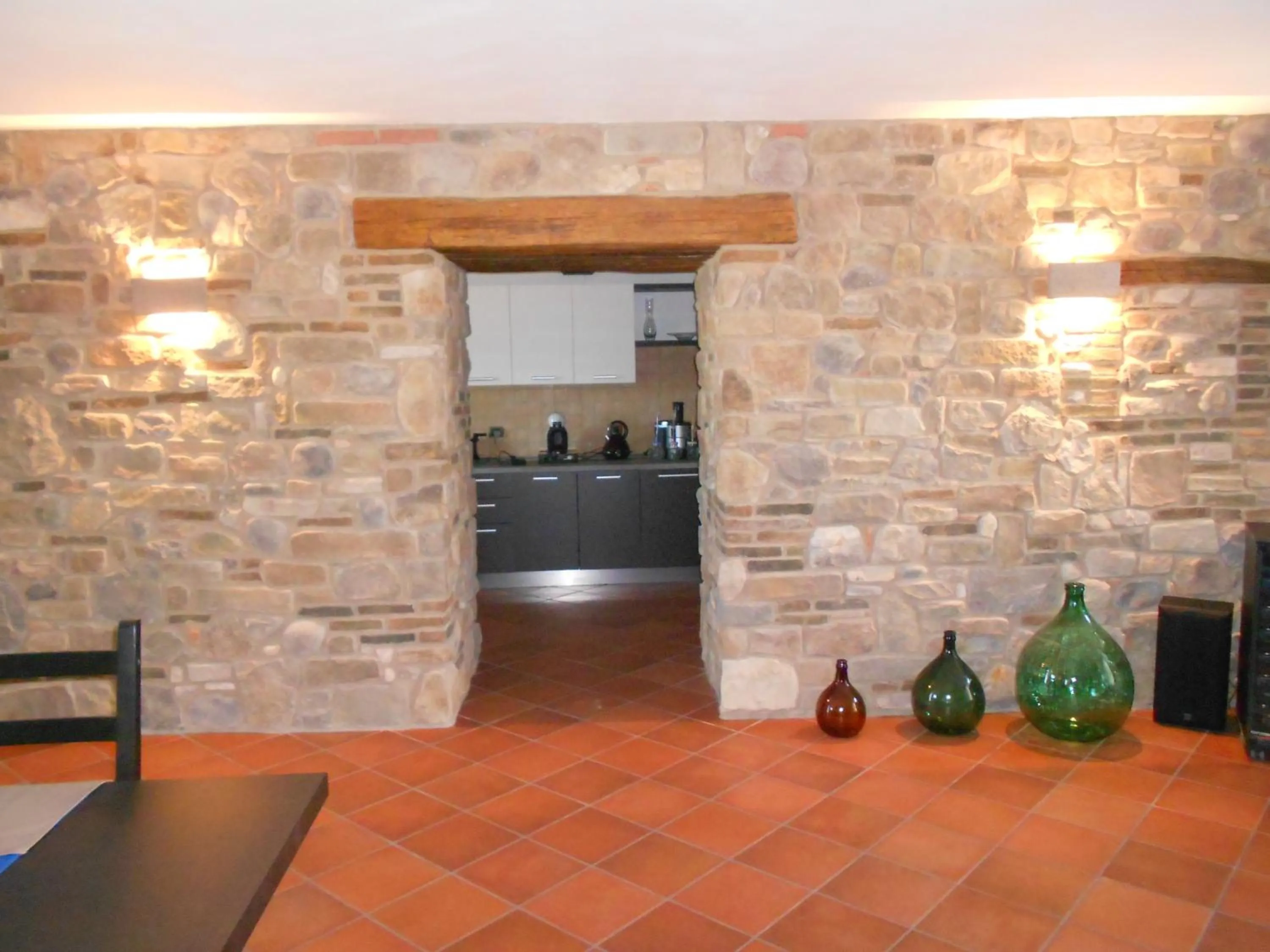 kitchen in b&b Ergira