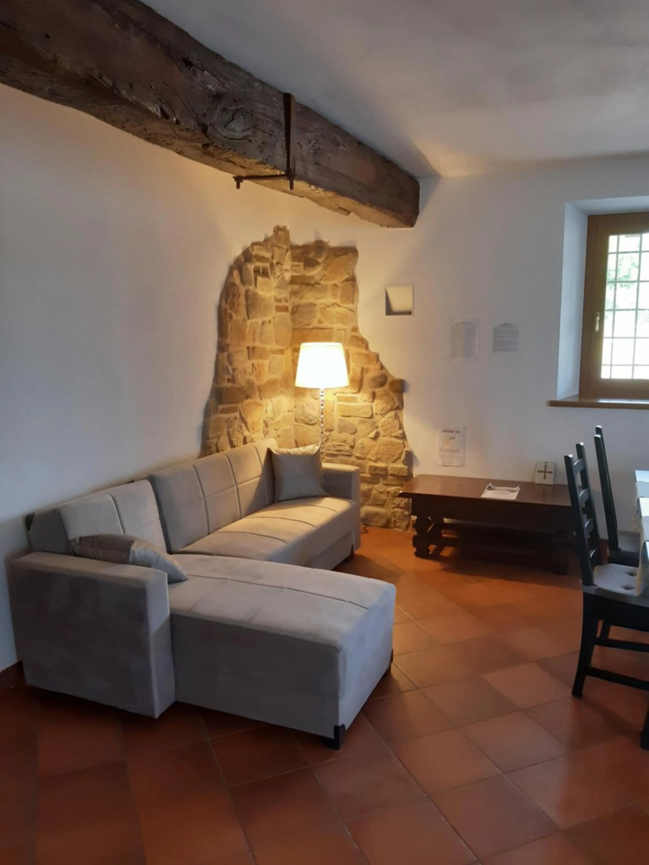 Seating area in b&b Ergira