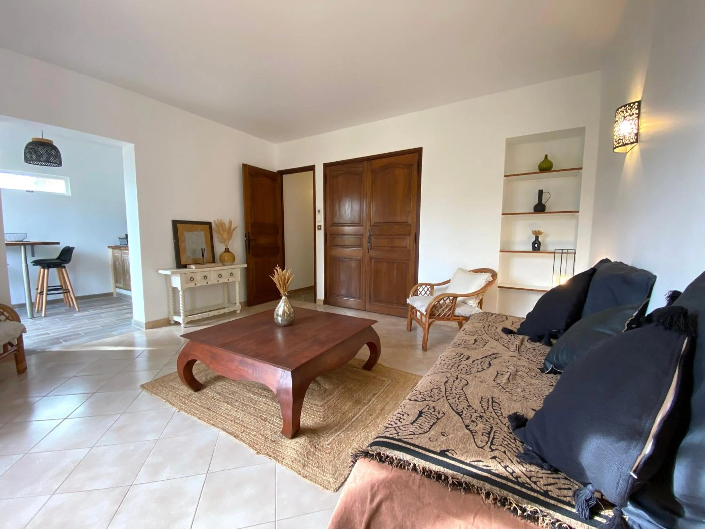 Living room in Villa Roka