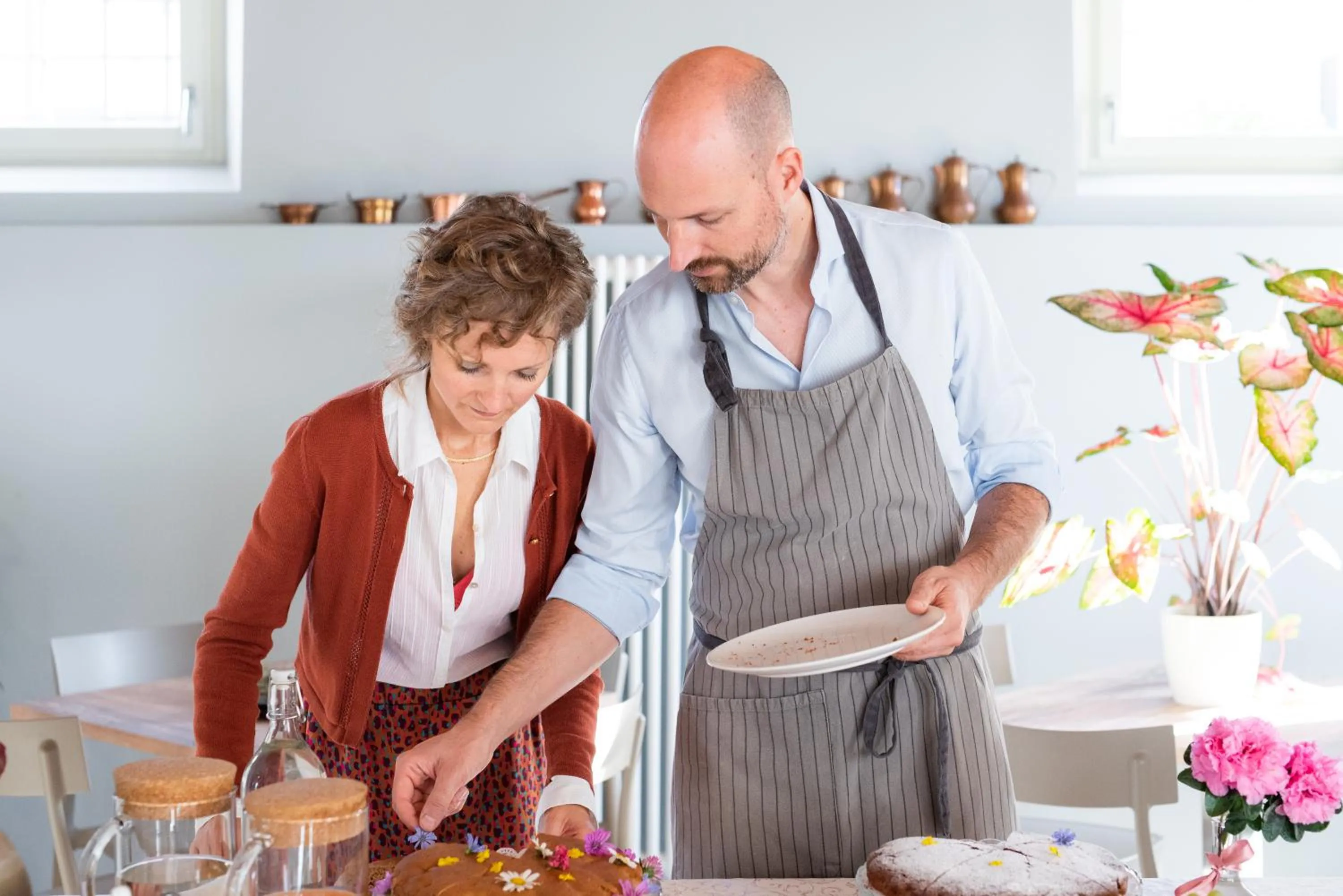 Italian breakfast in Villa di Cazzano - BioLuxury Living