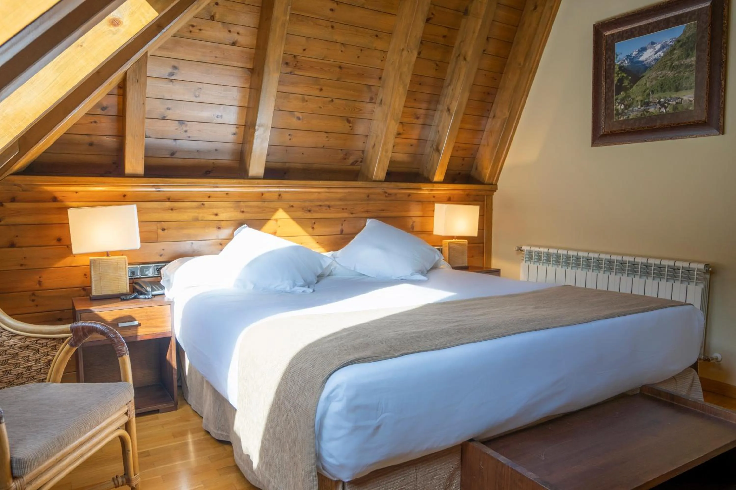 Bedroom, Bed in Hotel & Restaurante Peña