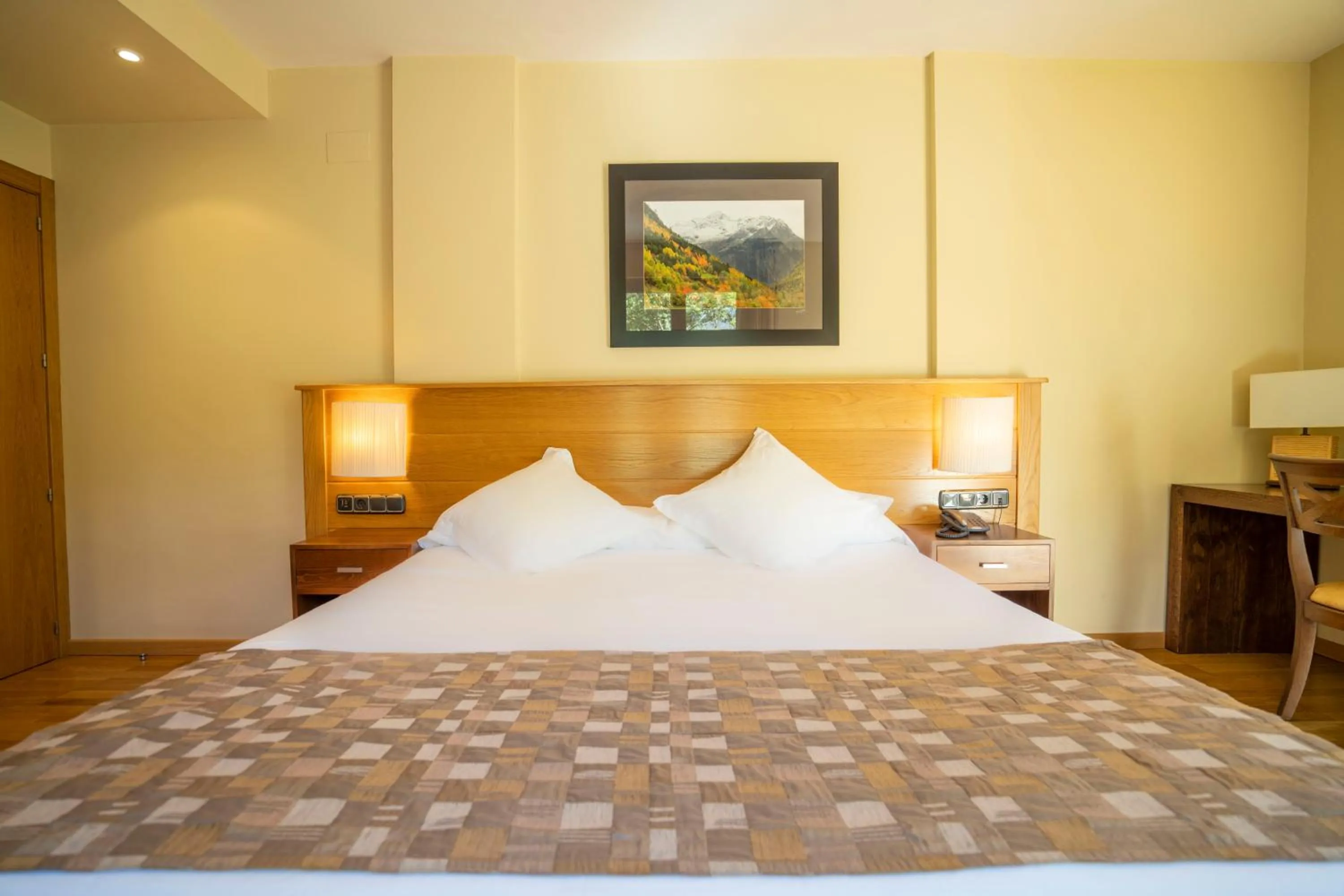 Bed in Hotel & Restaurante Peña