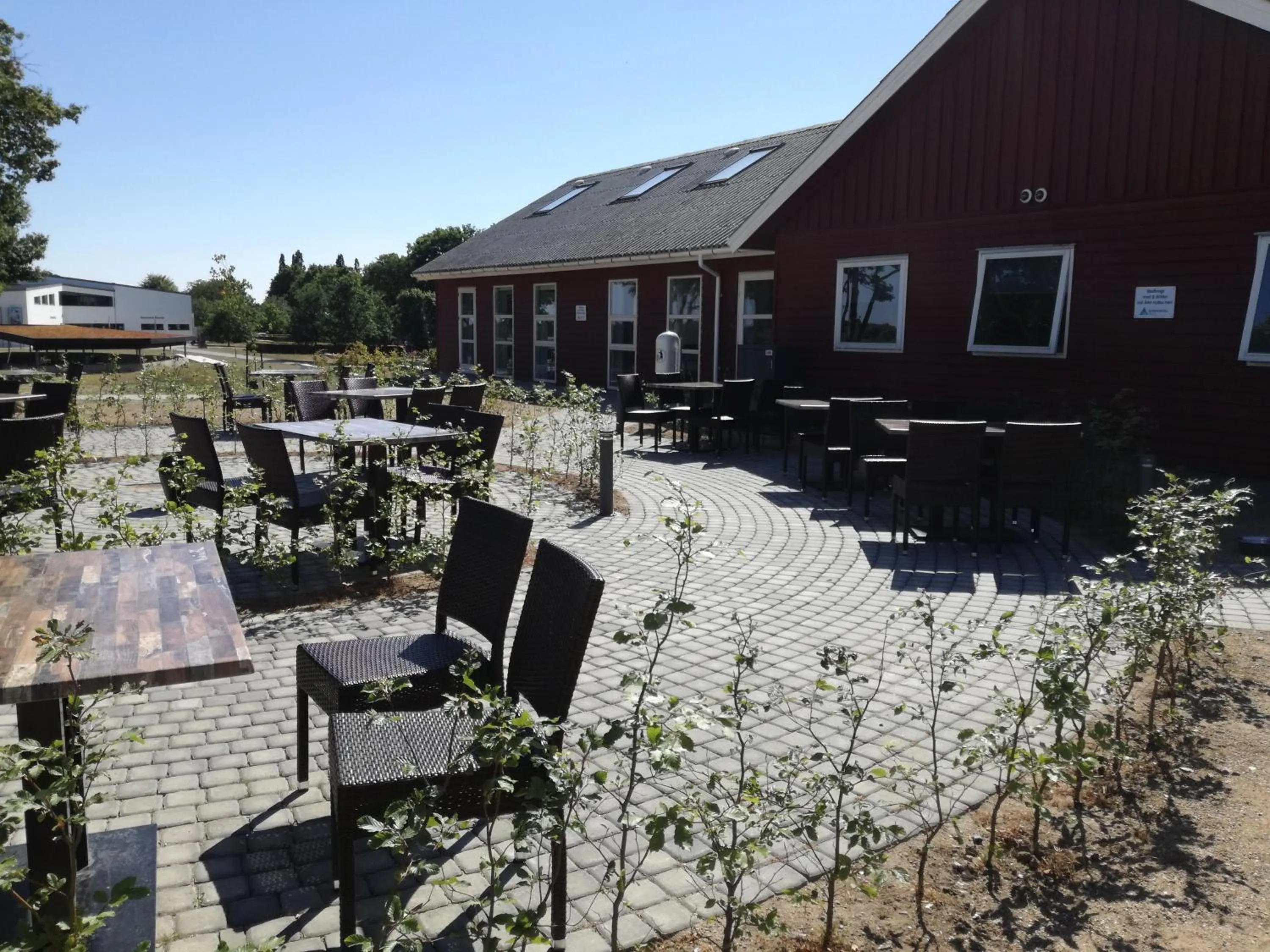 Garden in Danhostel Faxe Kalkbrud