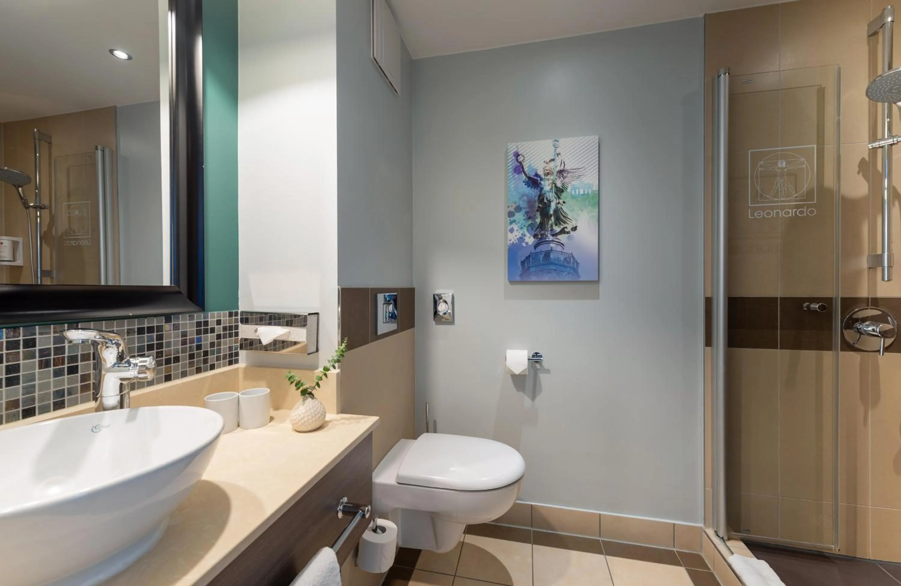 Bathroom in Leonardo Royal Hotel Berlin Alexanderplatz