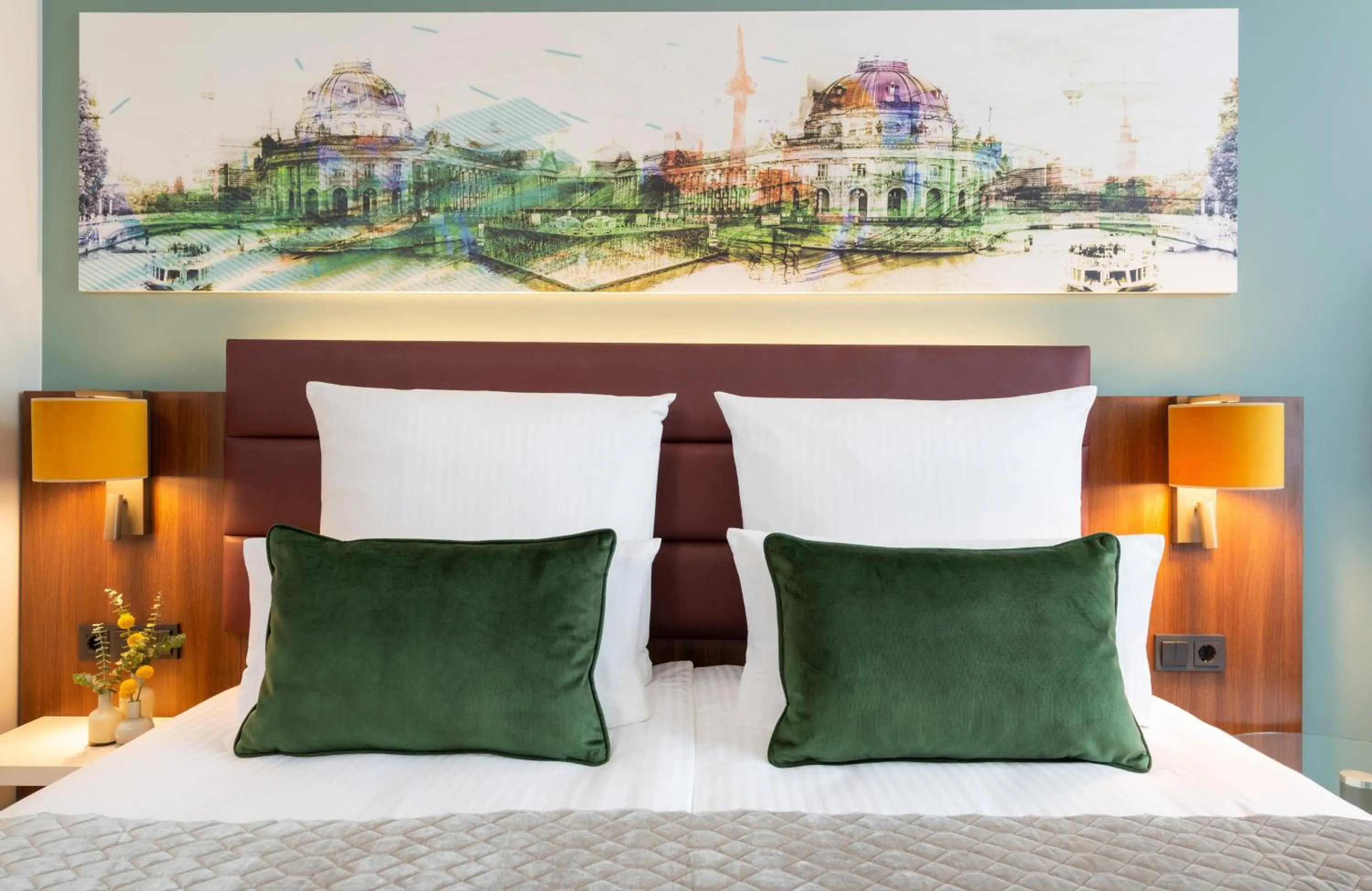 Photo of the whole room, Bed in Leonardo Royal Hotel Berlin Alexanderplatz