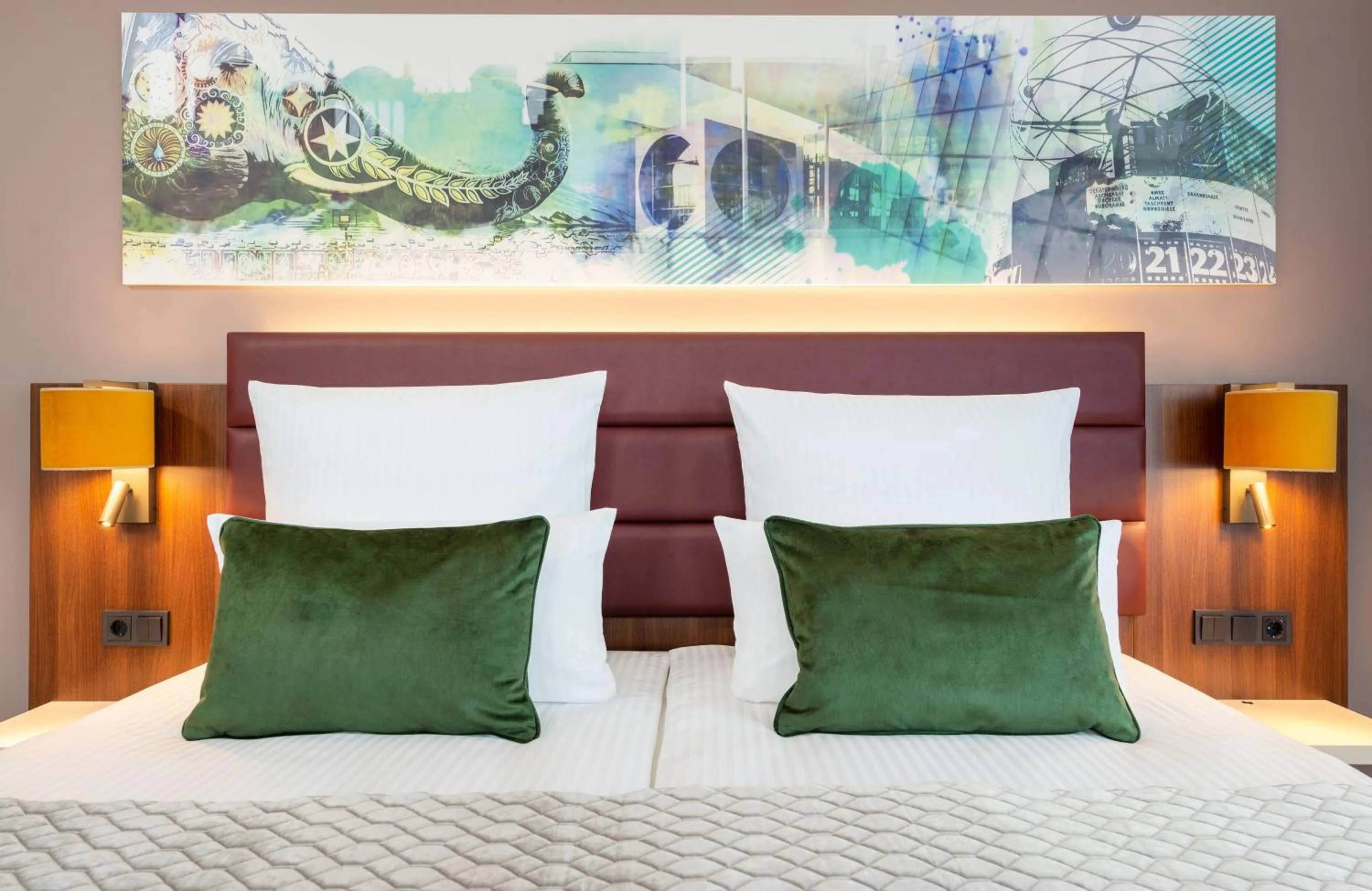 Photo of the whole room, Bed in Leonardo Royal Hotel Berlin Alexanderplatz