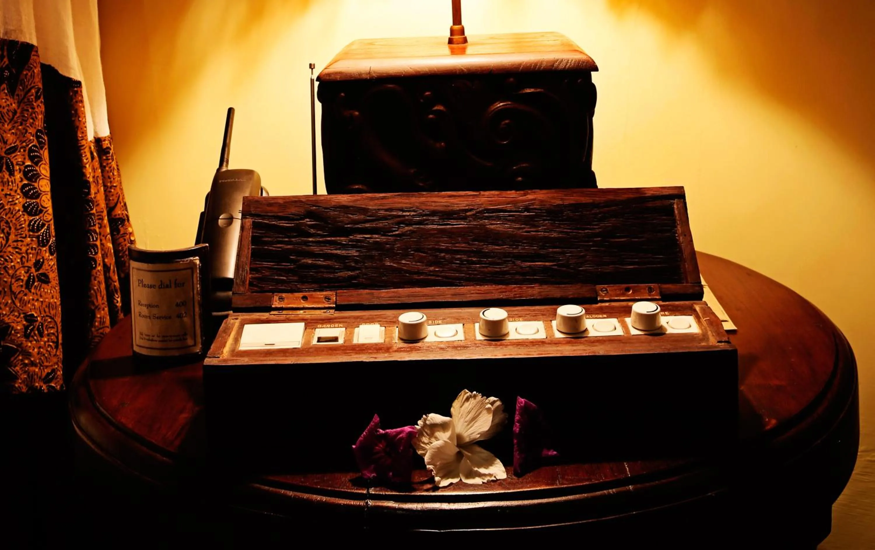 Living room in Hotel Tugu Lombok