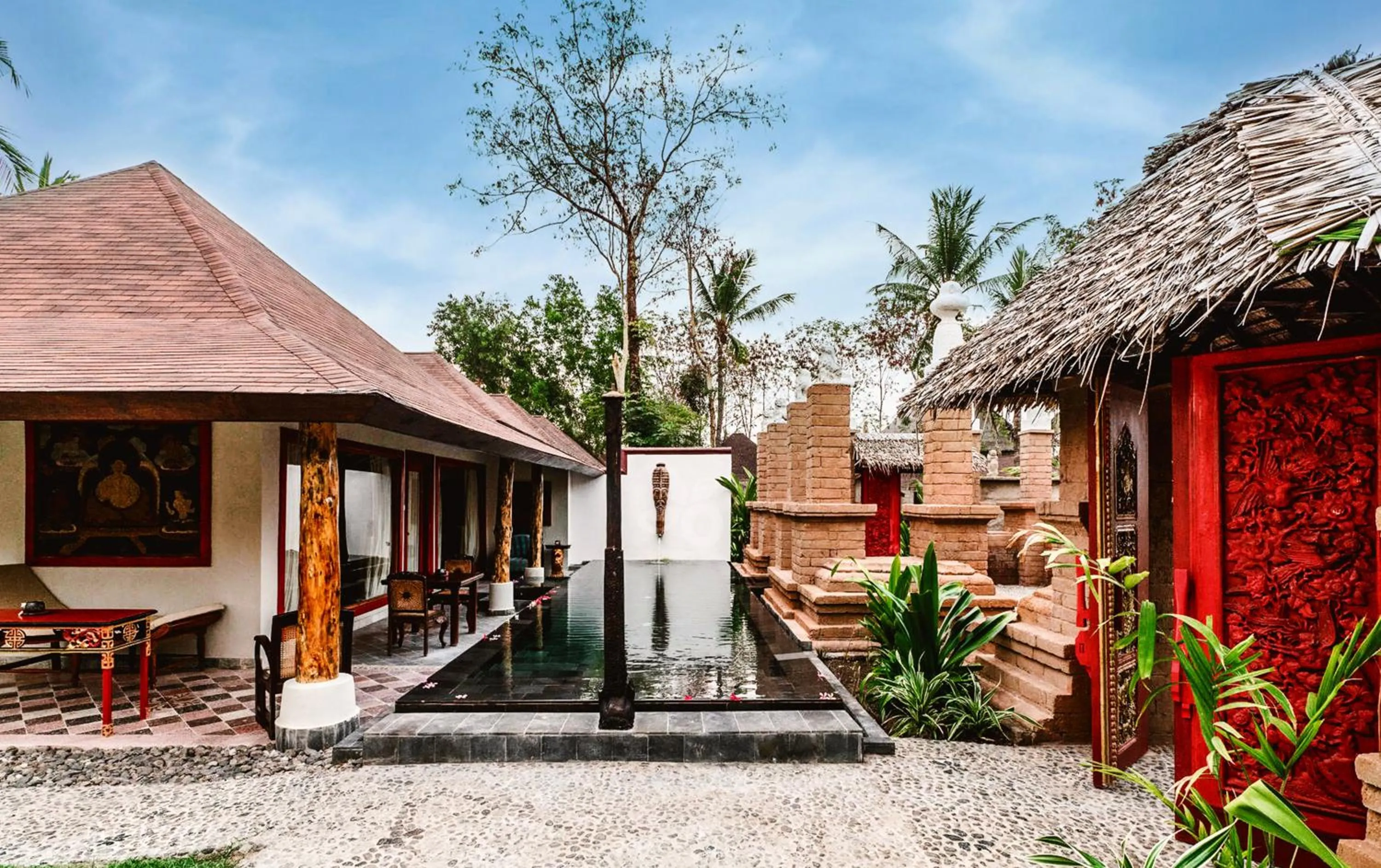 Swimming pool in Hotel Tugu Lombok