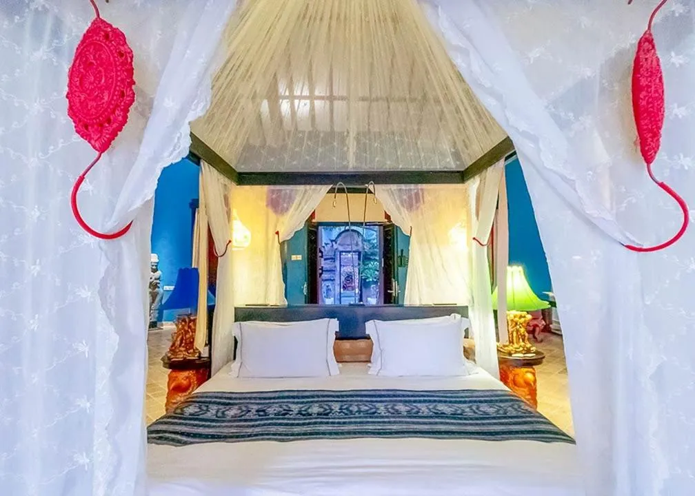 Bedroom, Bed in Hotel Tugu Lombok