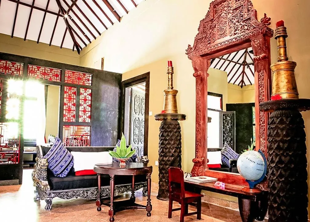 Living room in Hotel Tugu Lombok