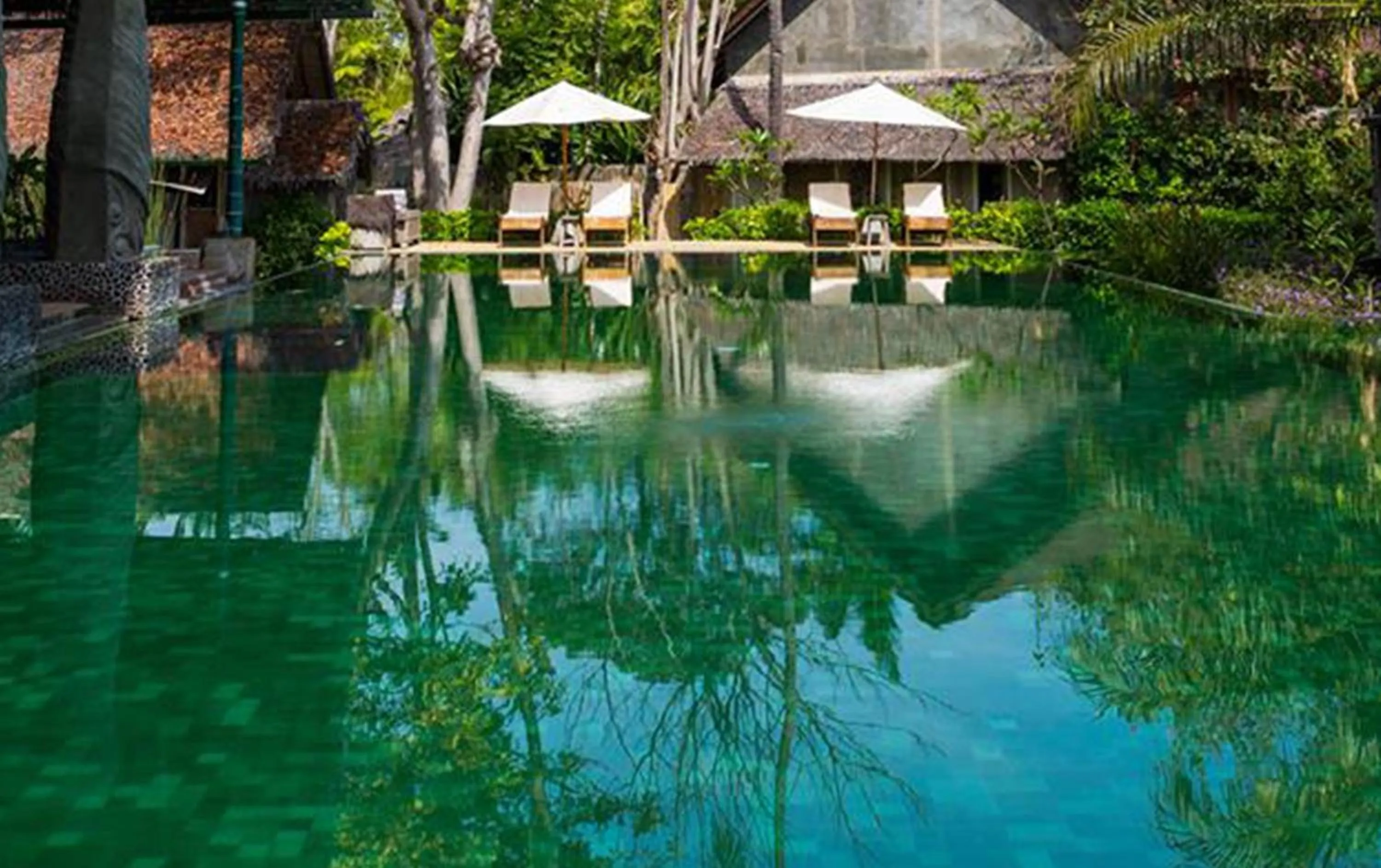 Swimming pool in Hotel Tugu Lombok