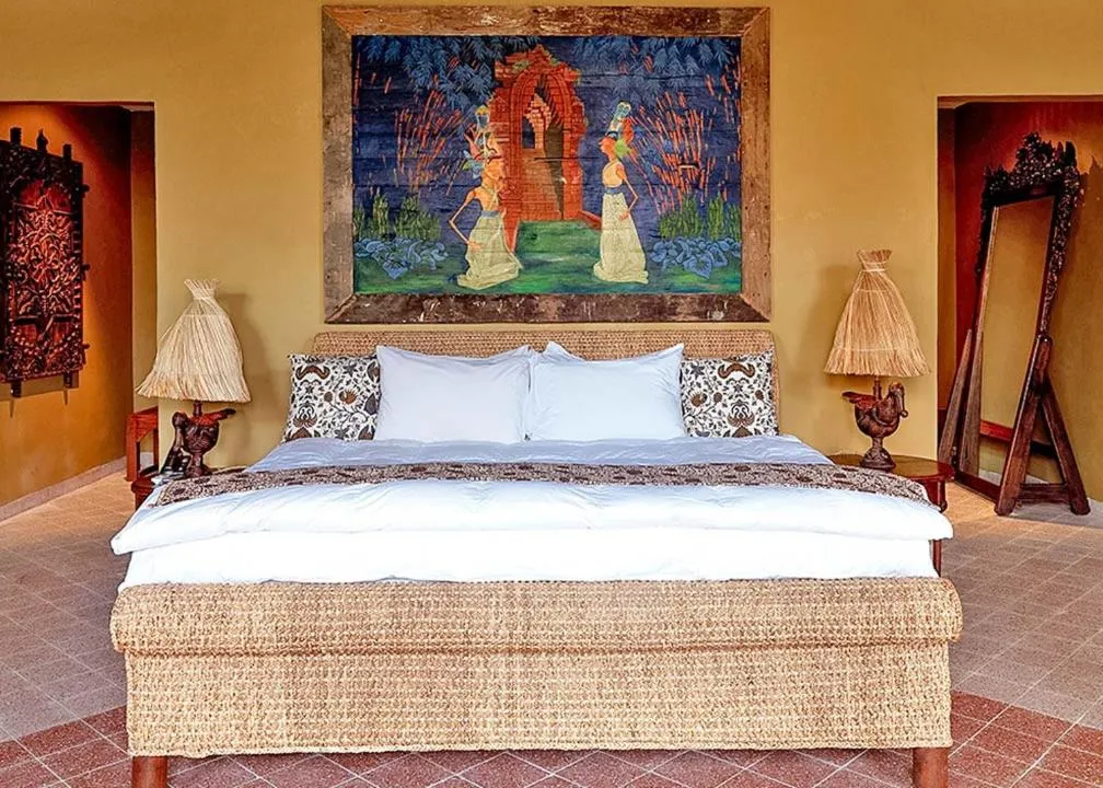 Bedroom, Bed in Hotel Tugu Lombok