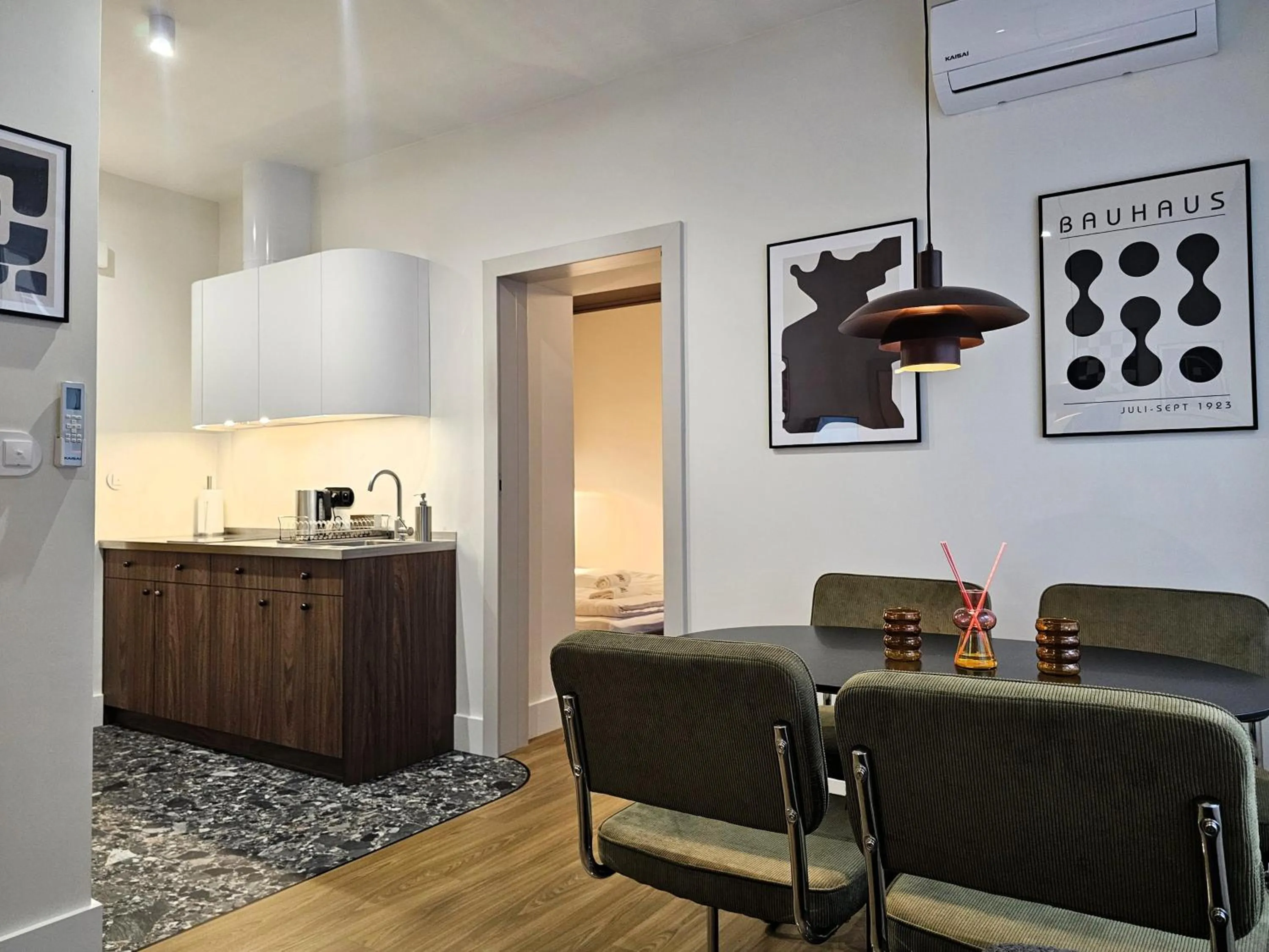 Living room in Wine Apartments