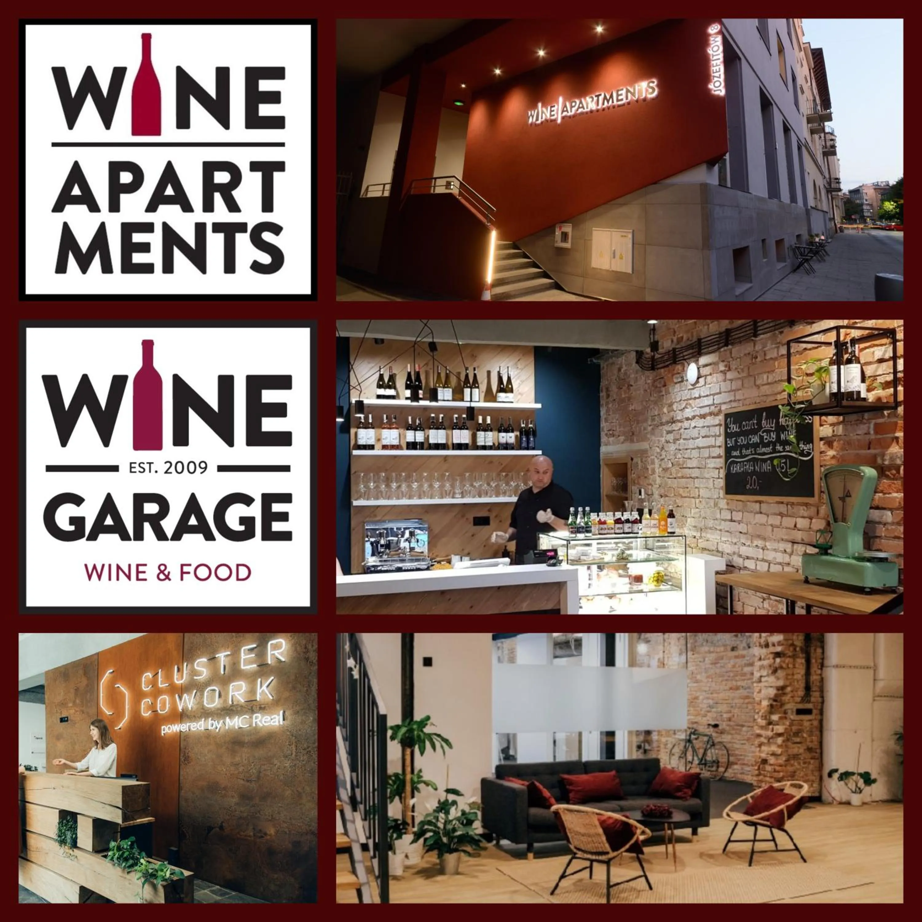 Restaurant/places to eat in Wine Apartments