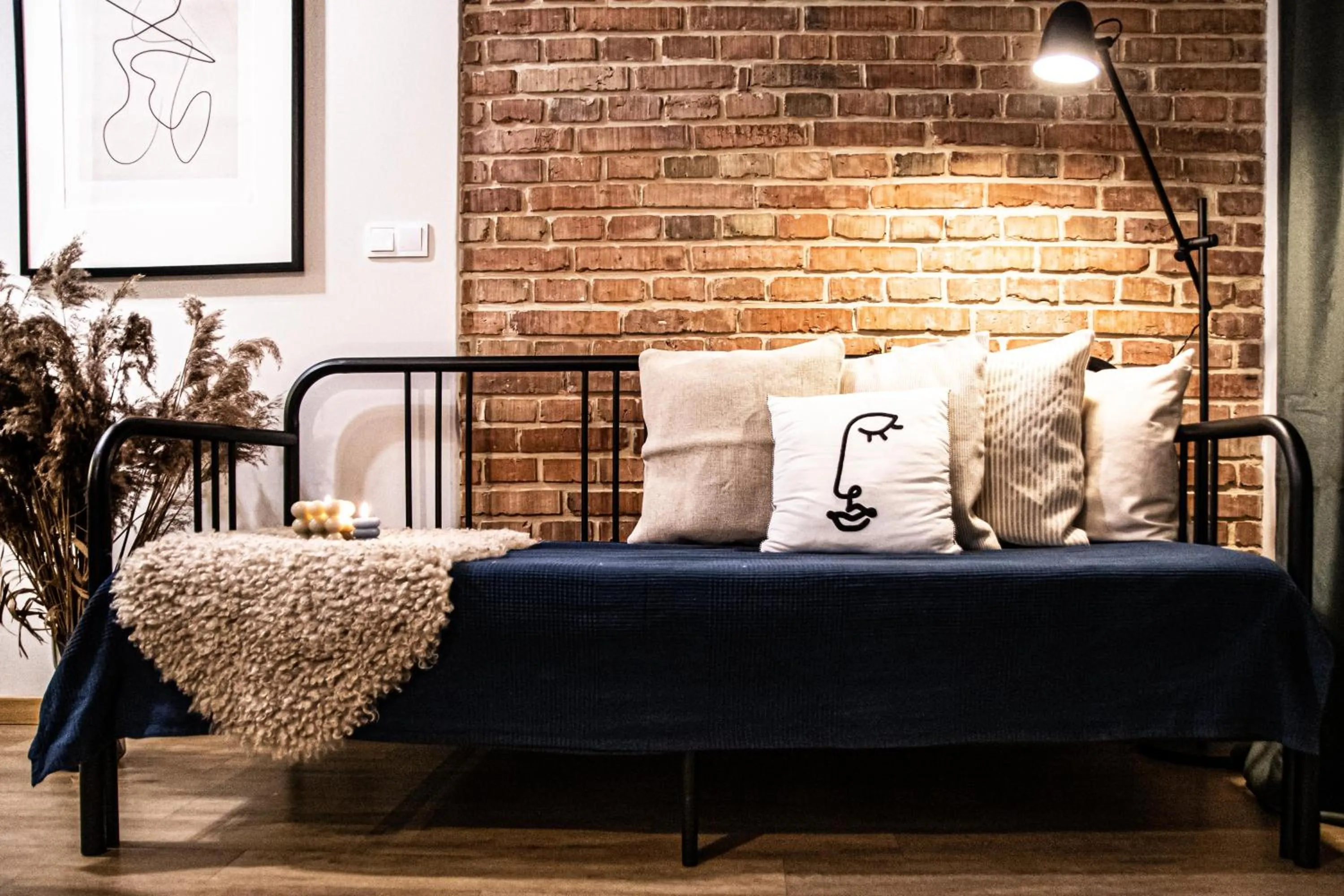 Bed in Wine Apartments