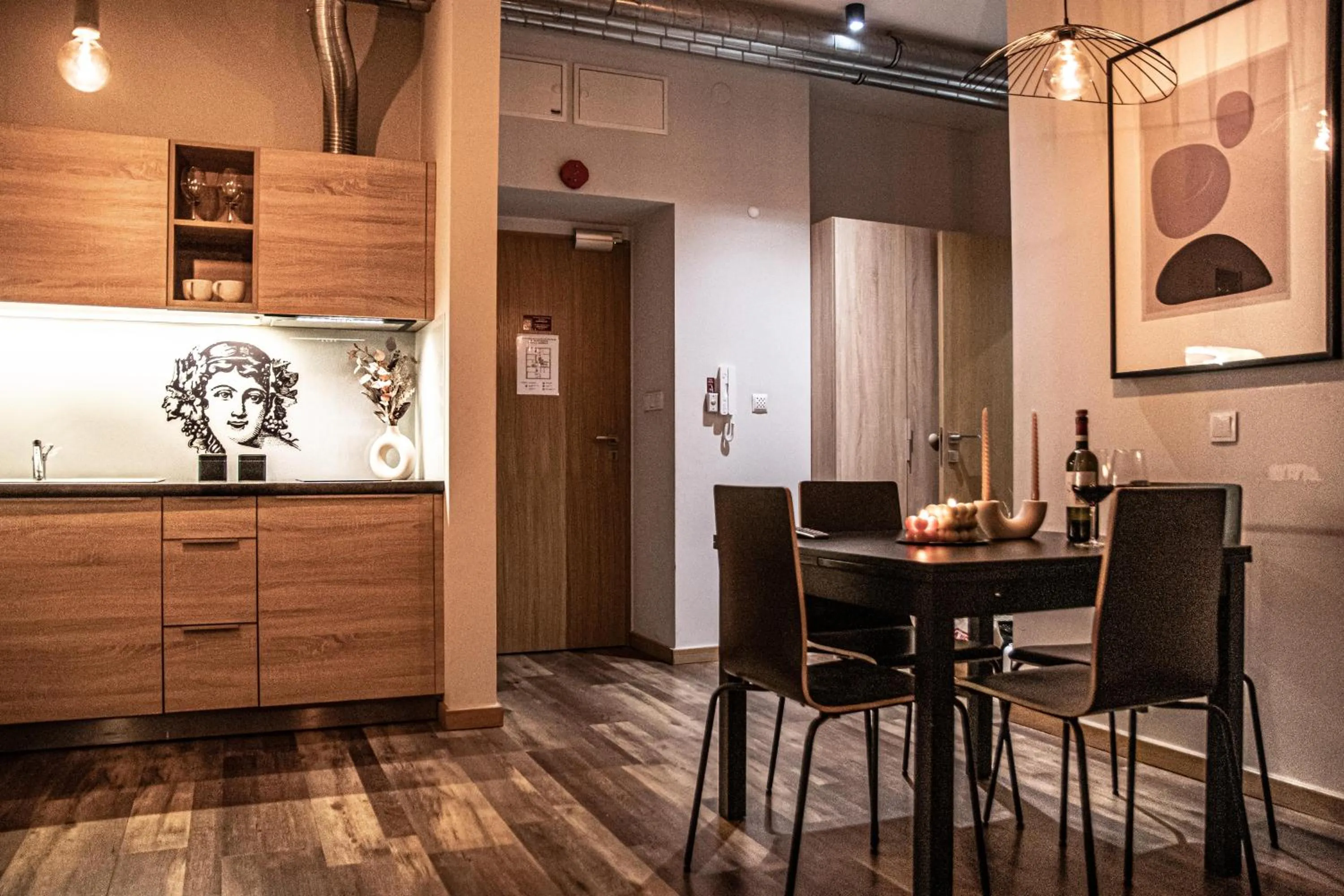 Kitchen or kitchenette in Wine Apartments