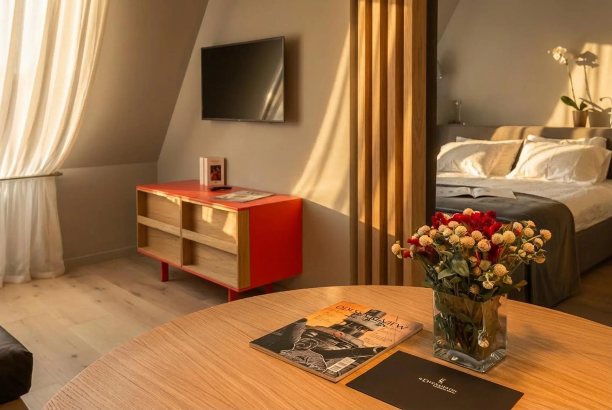 Bed in Il Decameron Luxury Design Hotel