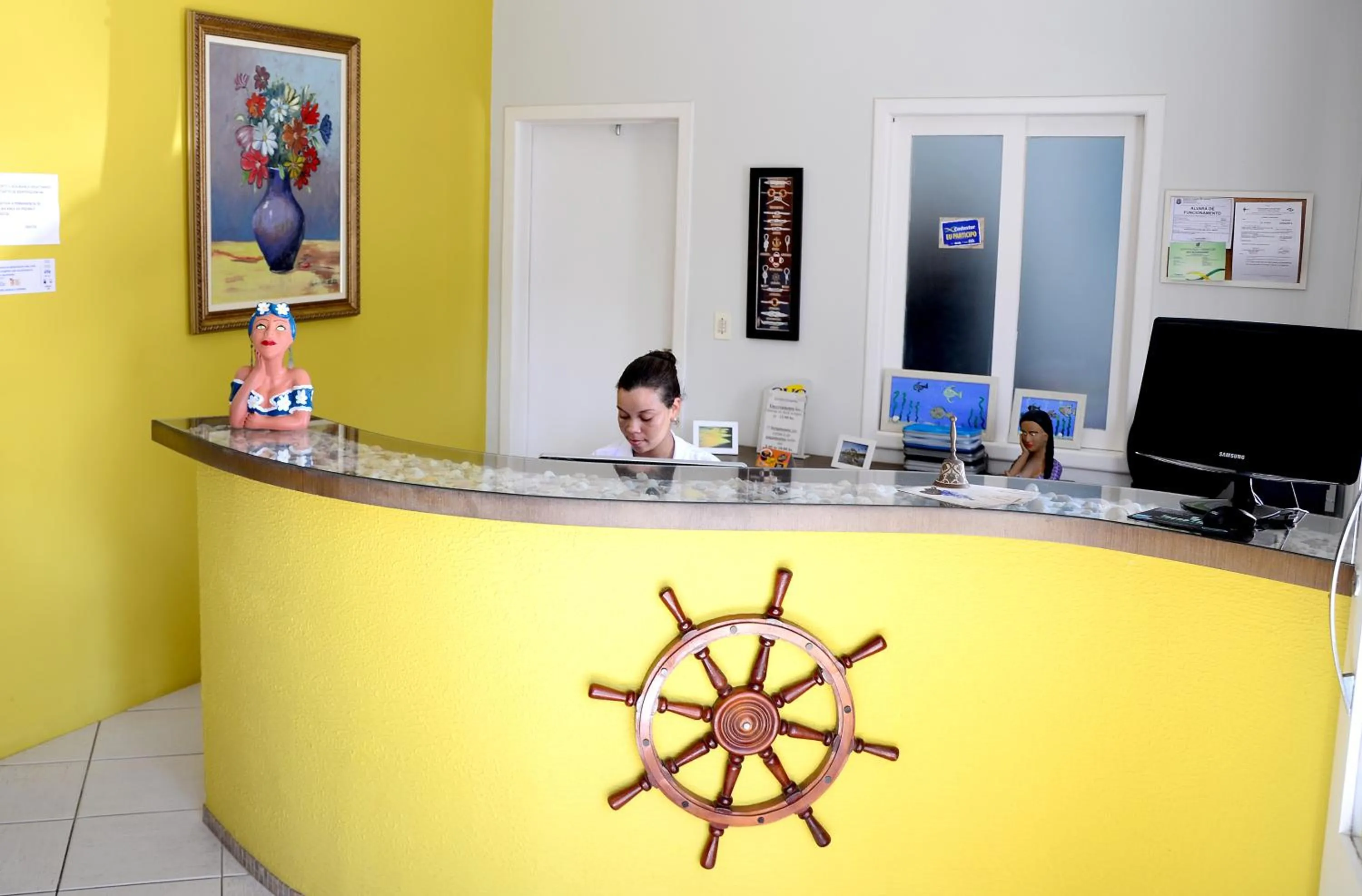 Lobby or reception in Capitães de Areia Pousada