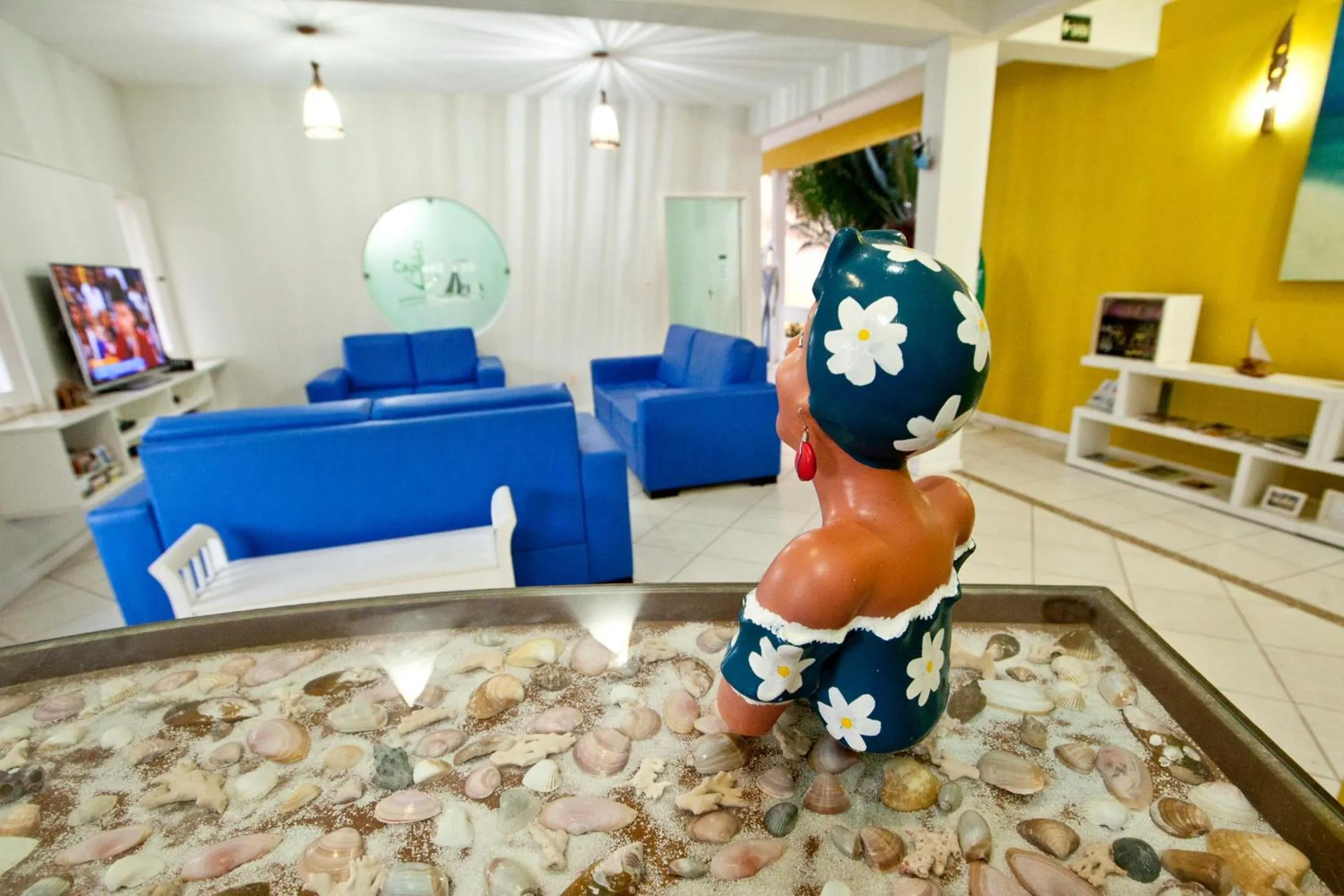 Lobby or reception in Capitães de Areia Pousada