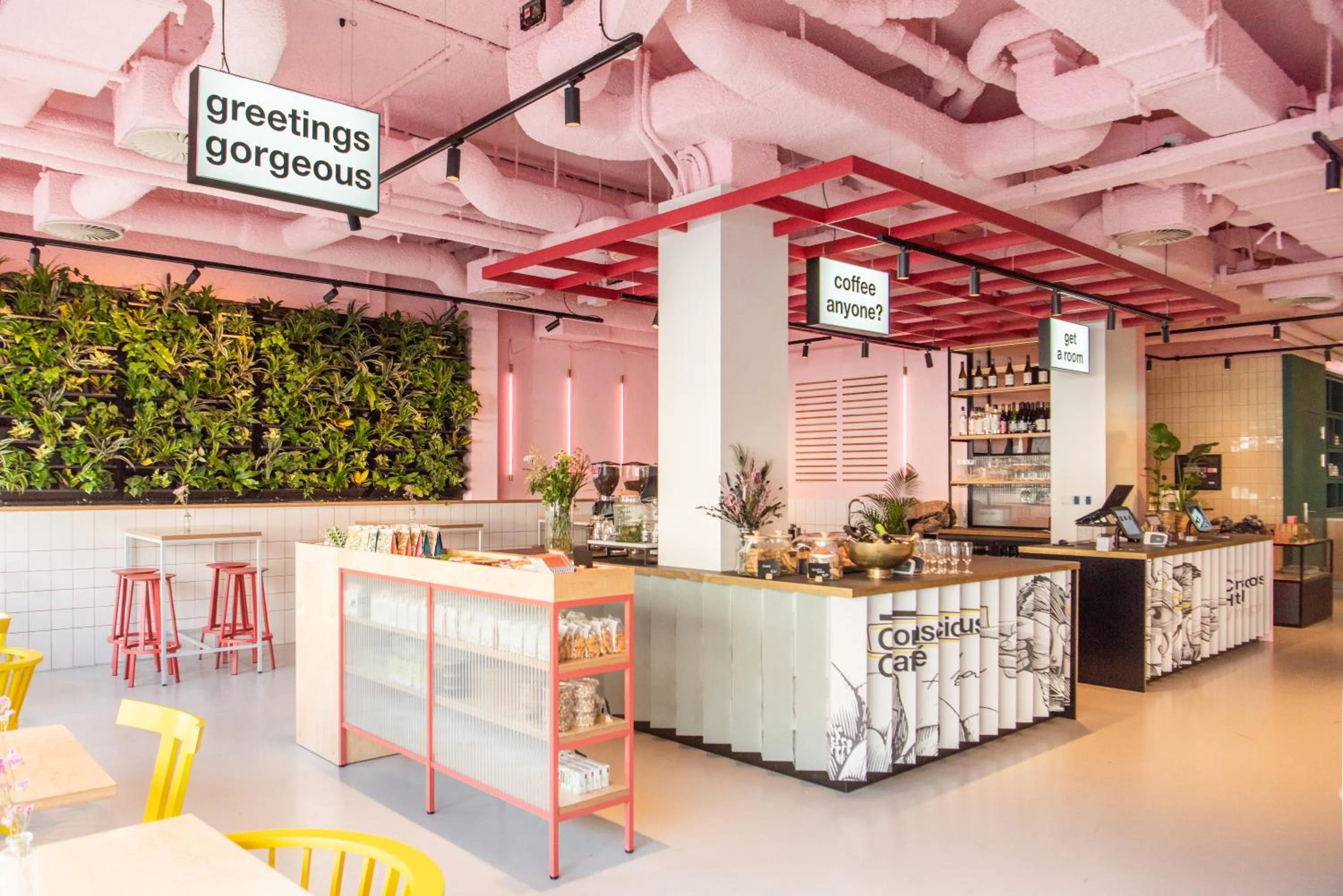 Lobby or reception in Conscious Hotel Vondelpark