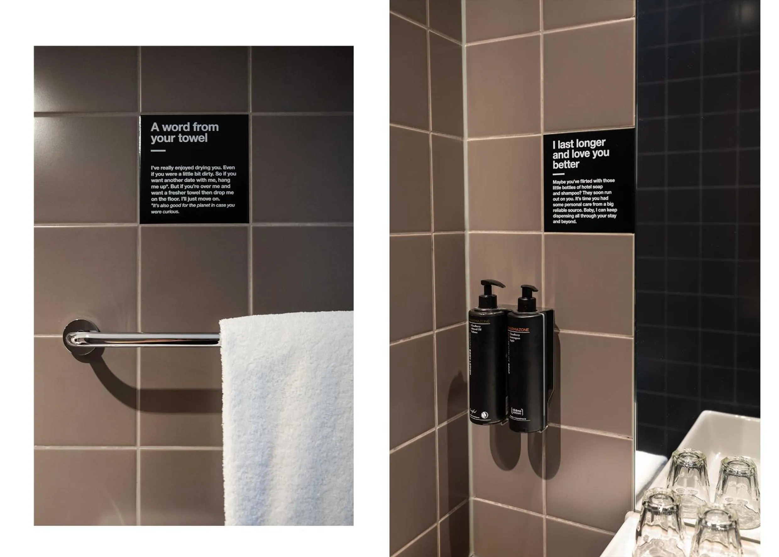 Shower in Conscious Hotel Vondelpark