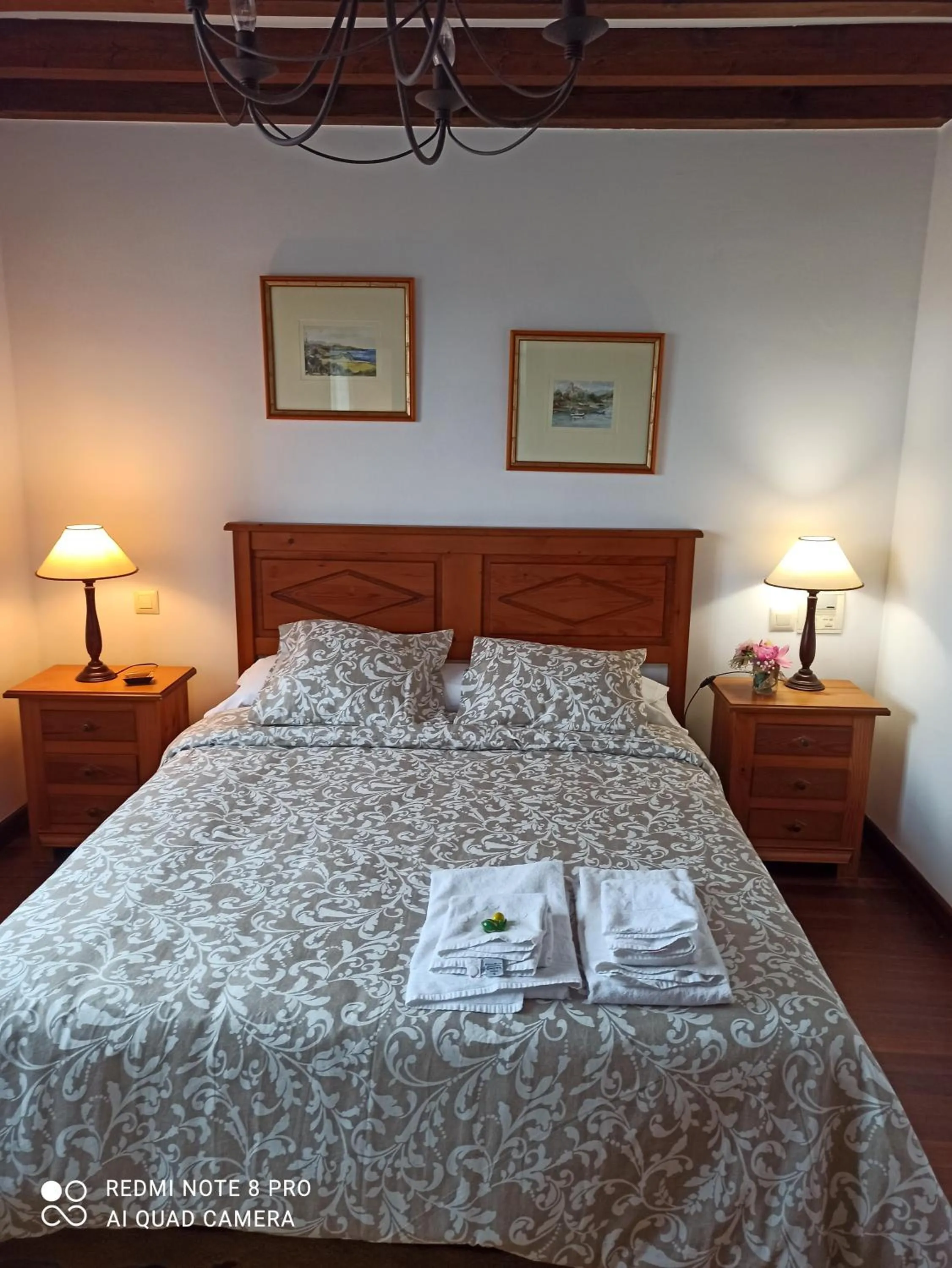 Bed in Posada Rural Entrecomillas