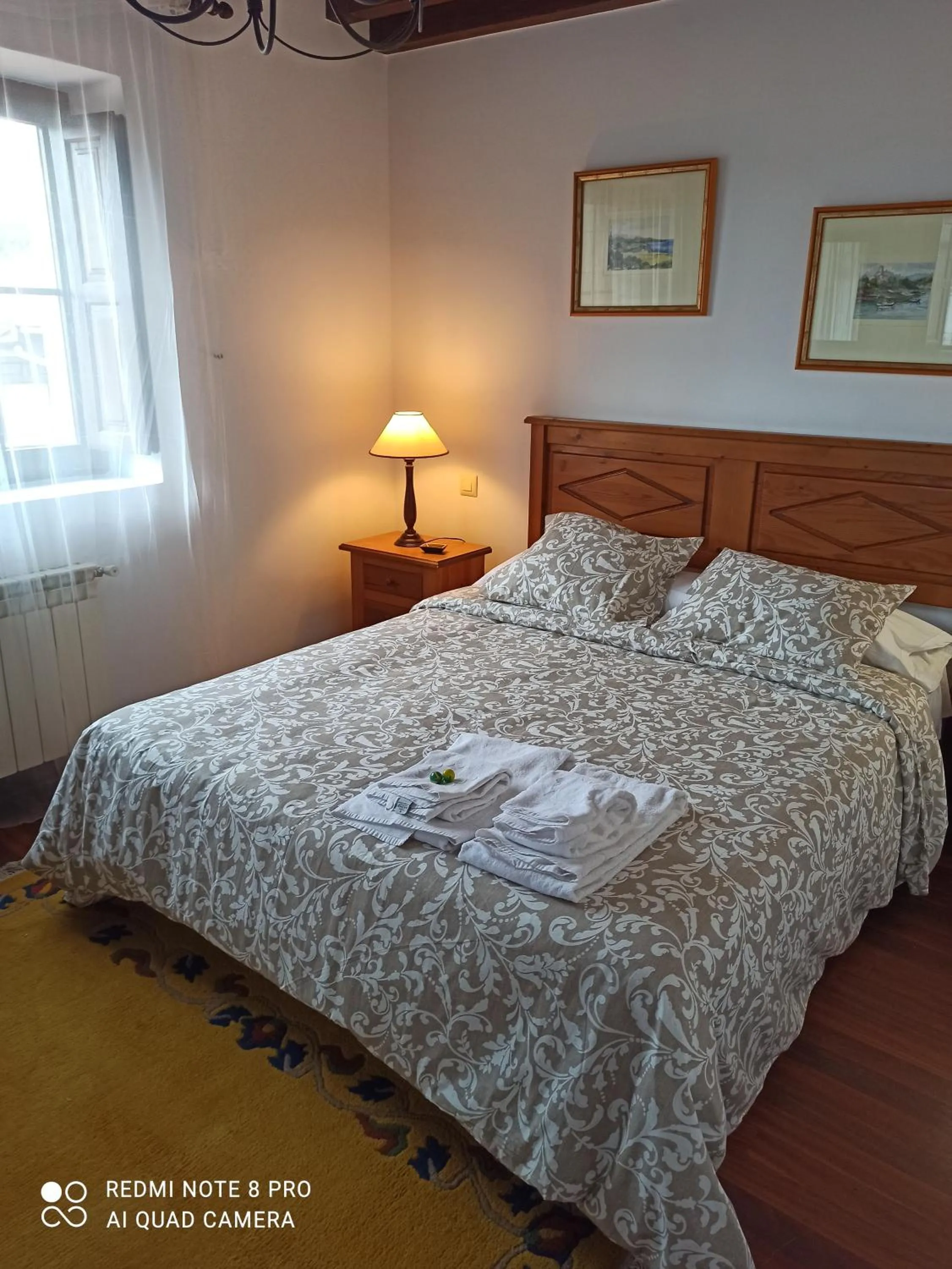 Bed in Posada Rural Entrecomillas
