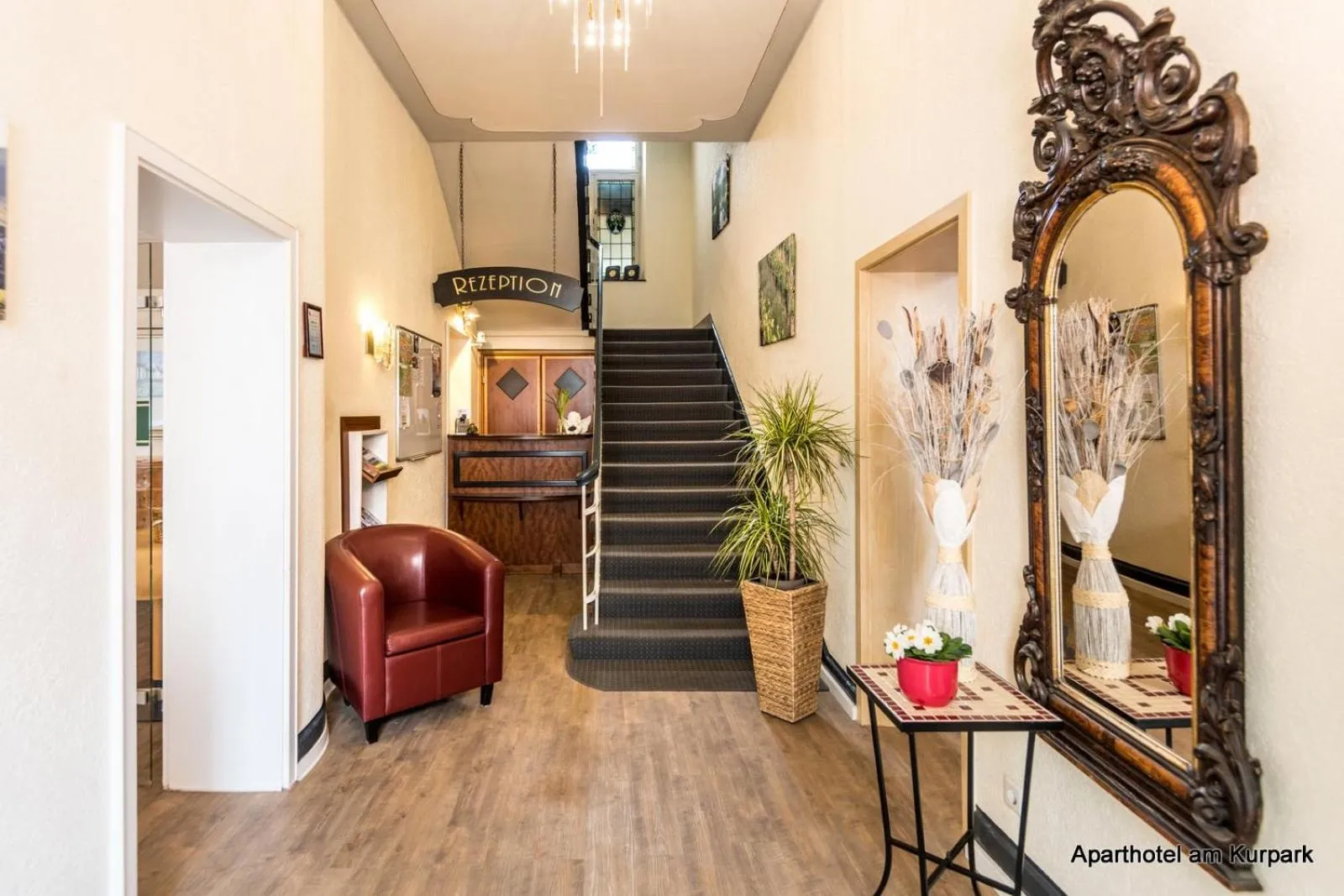 Lobby or reception in Aparthotel am Kurpark