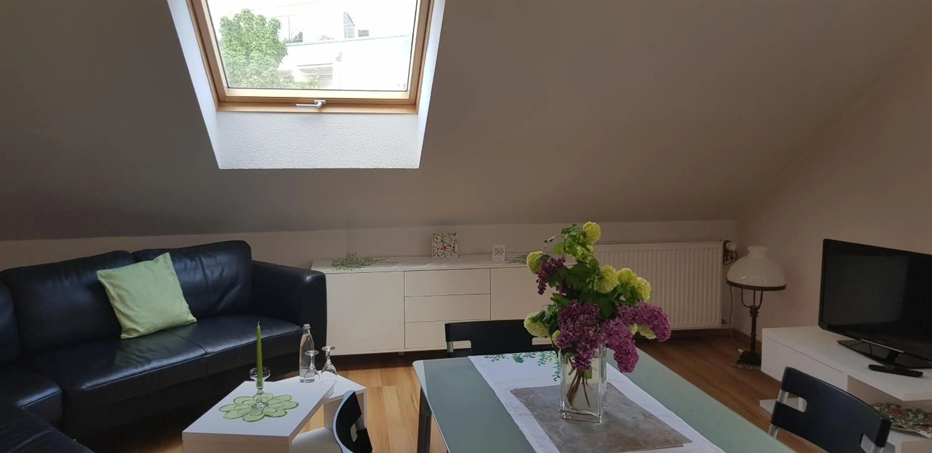 Living room in Aparthotel am Kurpark