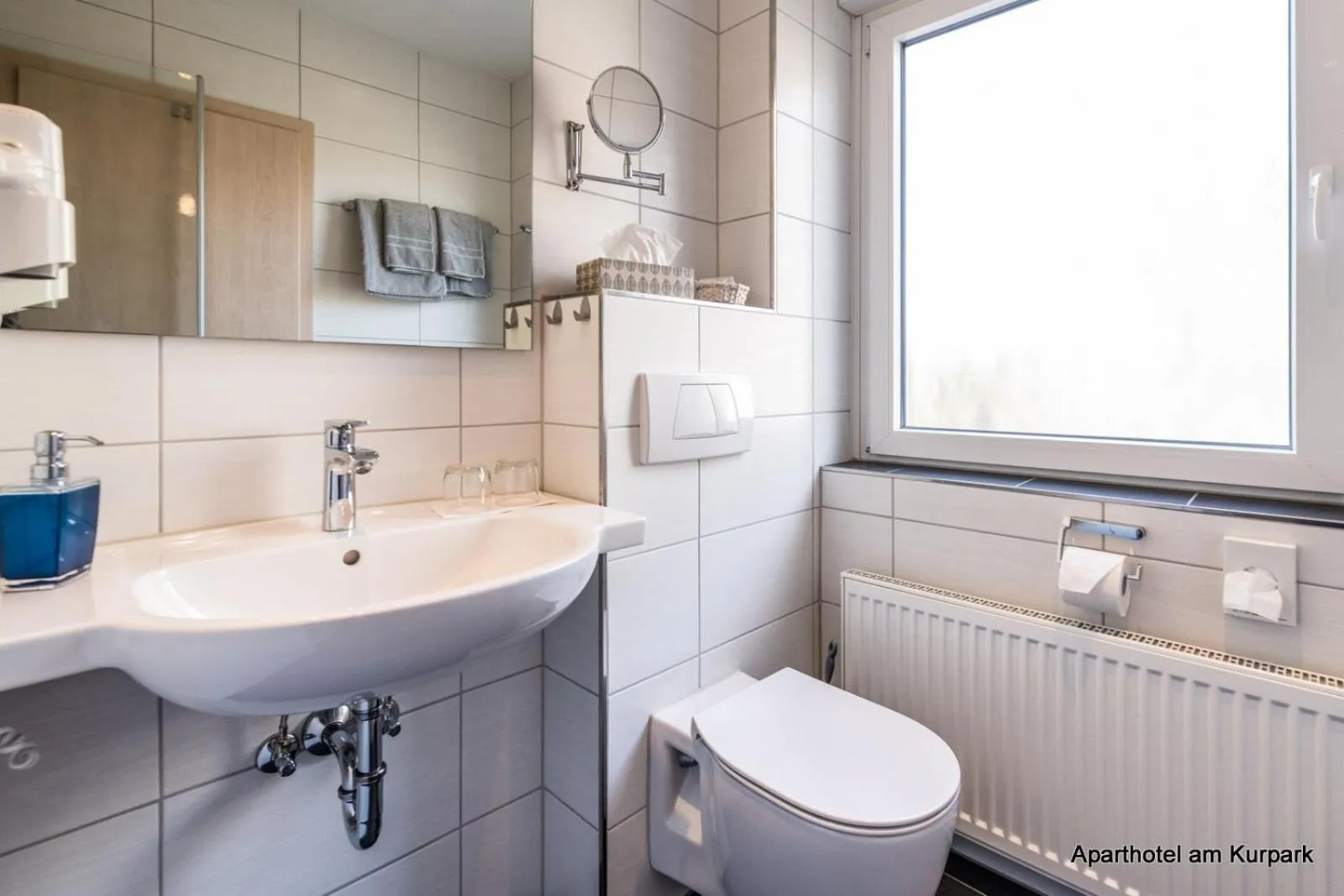 Bathroom in Aparthotel am Kurpark