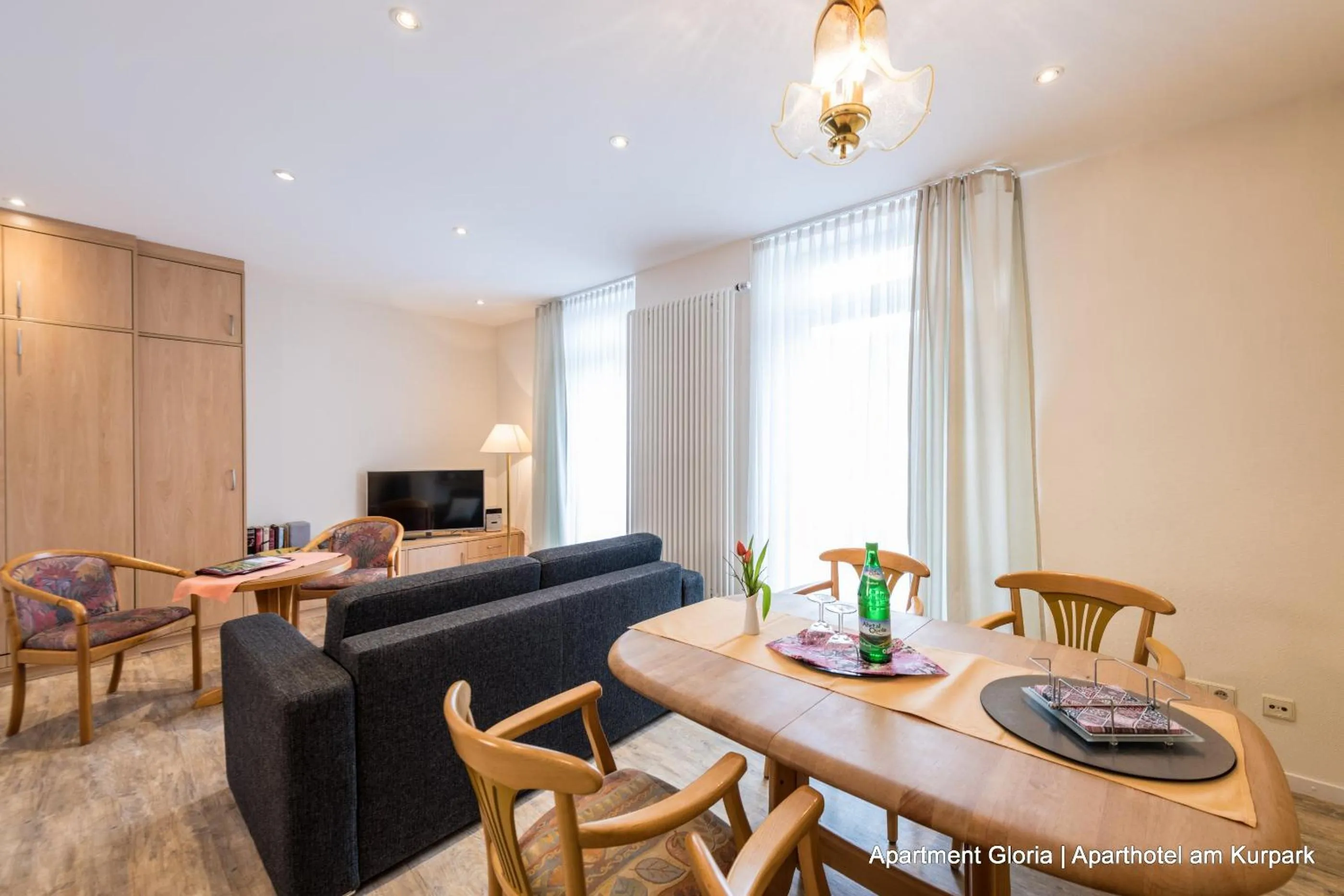 Living room in Aparthotel am Kurpark