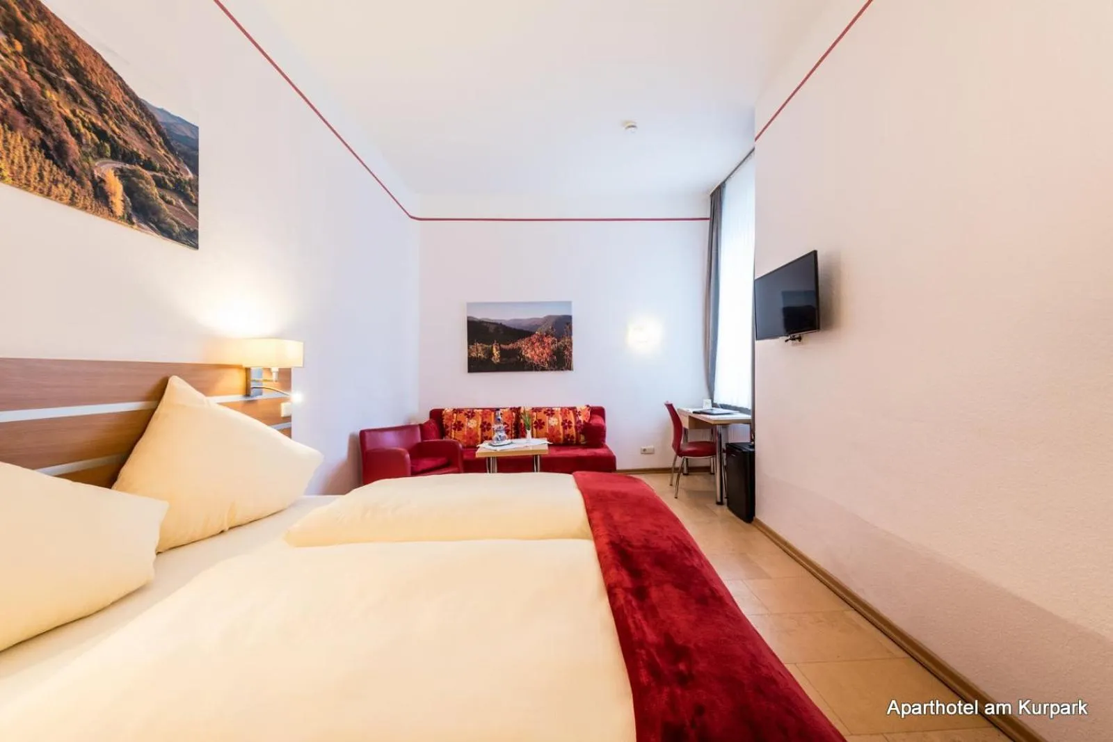 Bed in Aparthotel am Kurpark