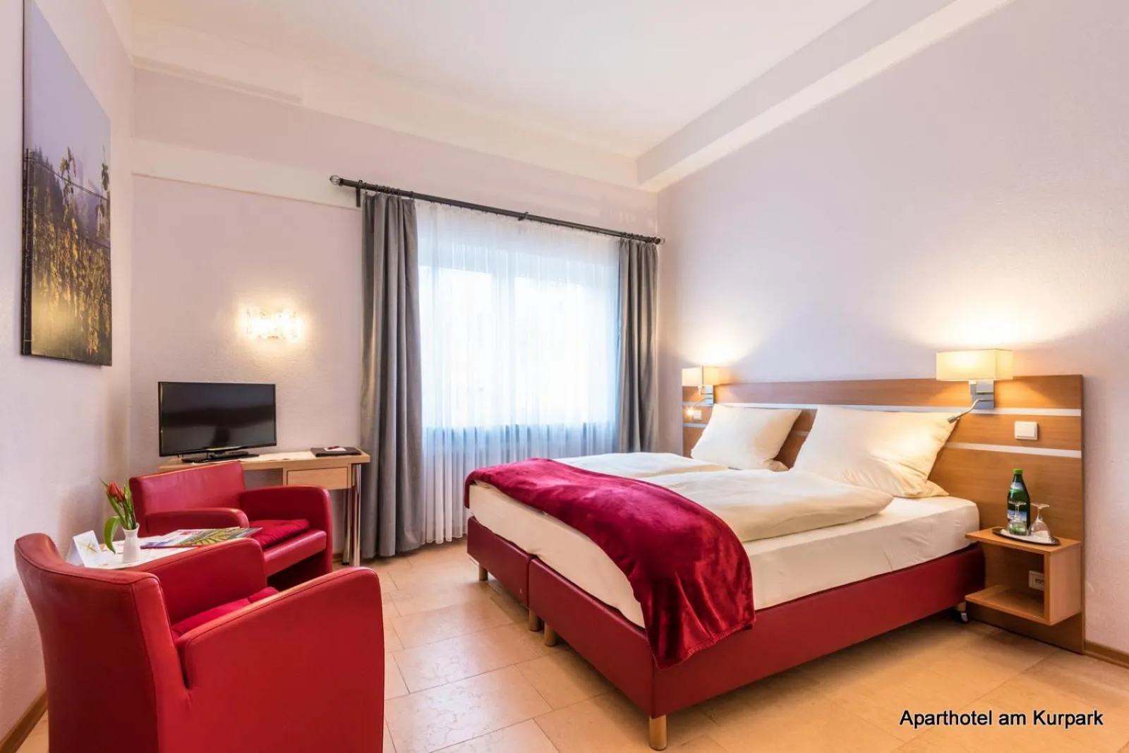 Bed in Aparthotel am Kurpark