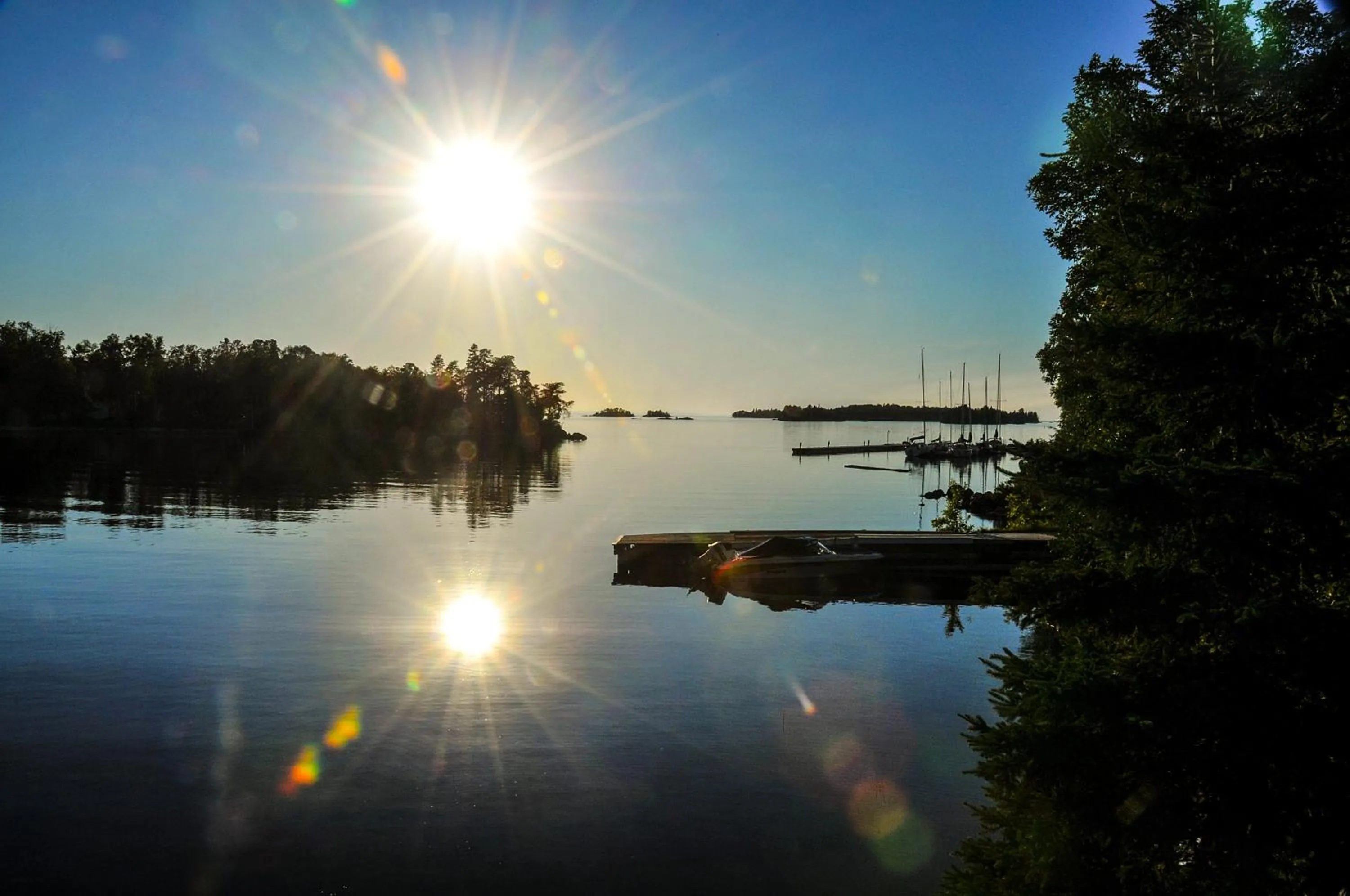 View (from property/room) in Auberge Des Îles