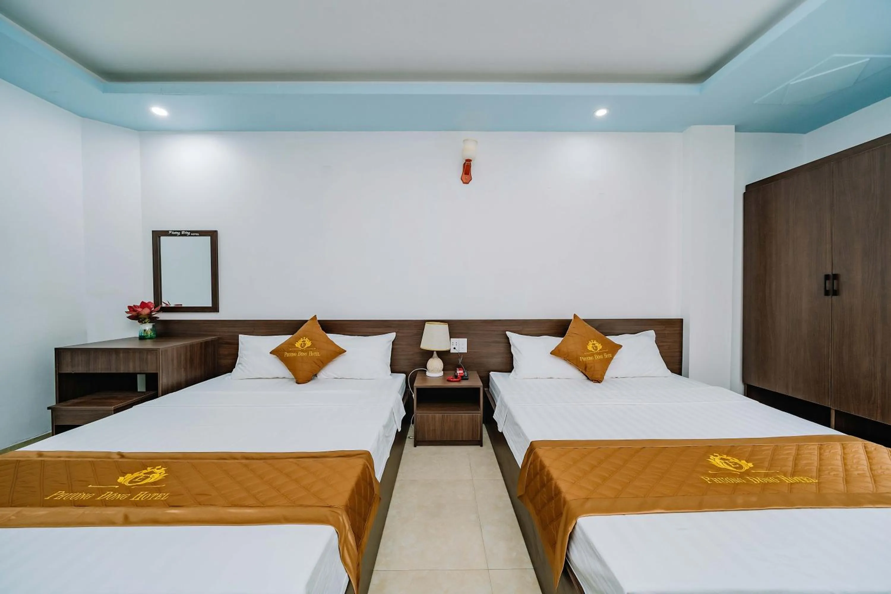 Bed in Phuong Dong Hotel