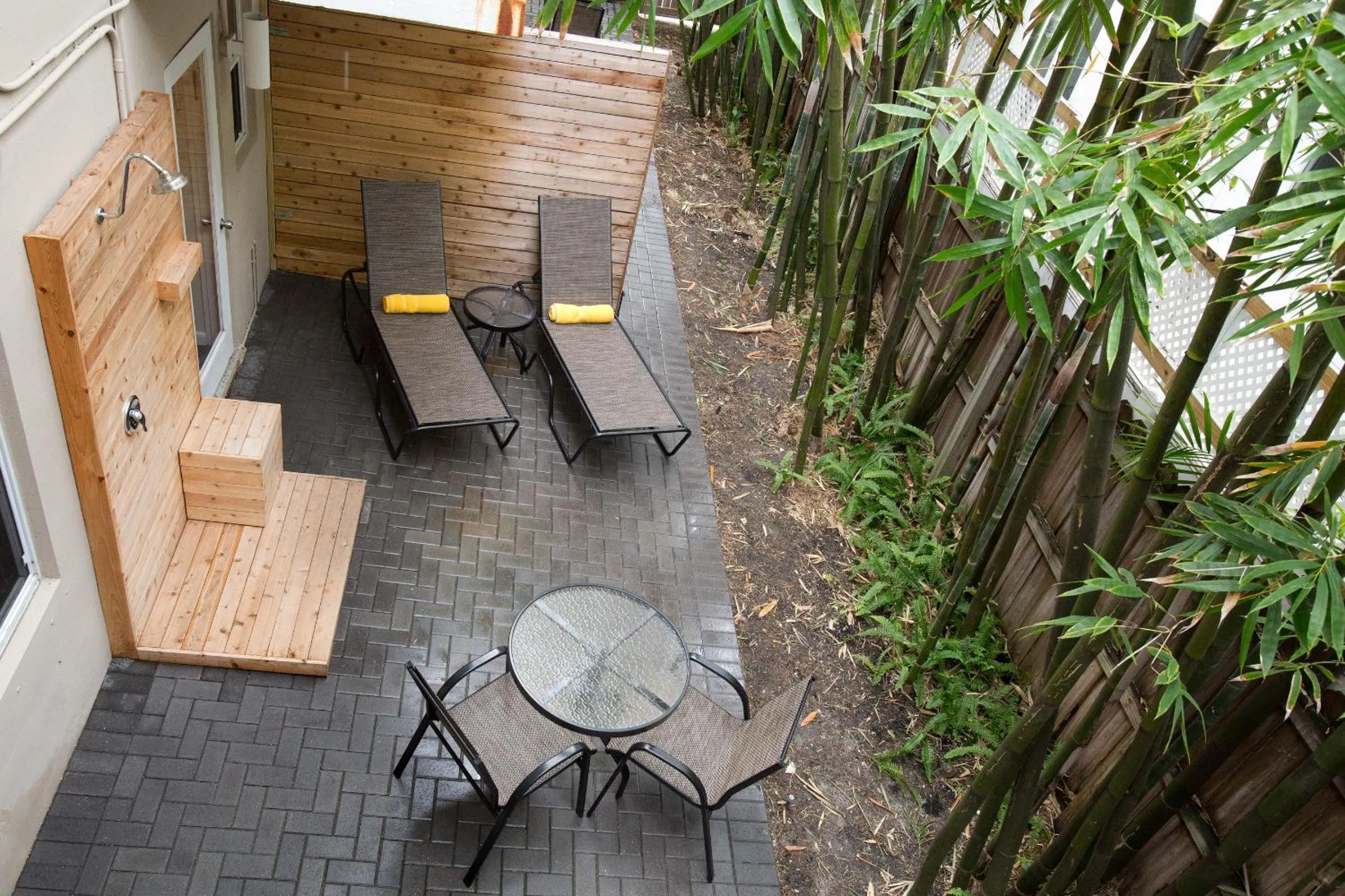 Patio in The Grand Resort and Spa & Worthington All Male