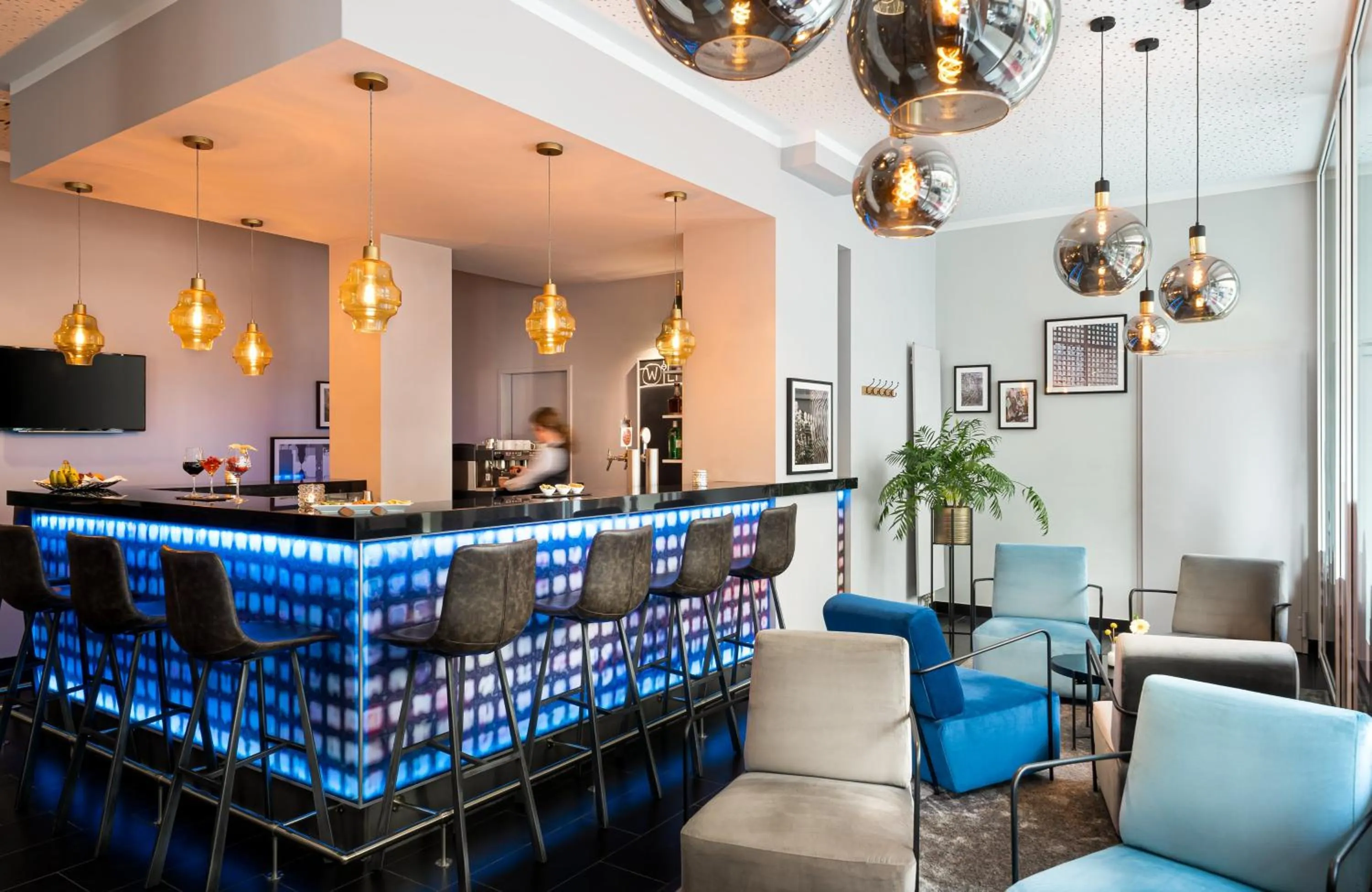 Lounge or bar in Leonardo Hotel Berlin