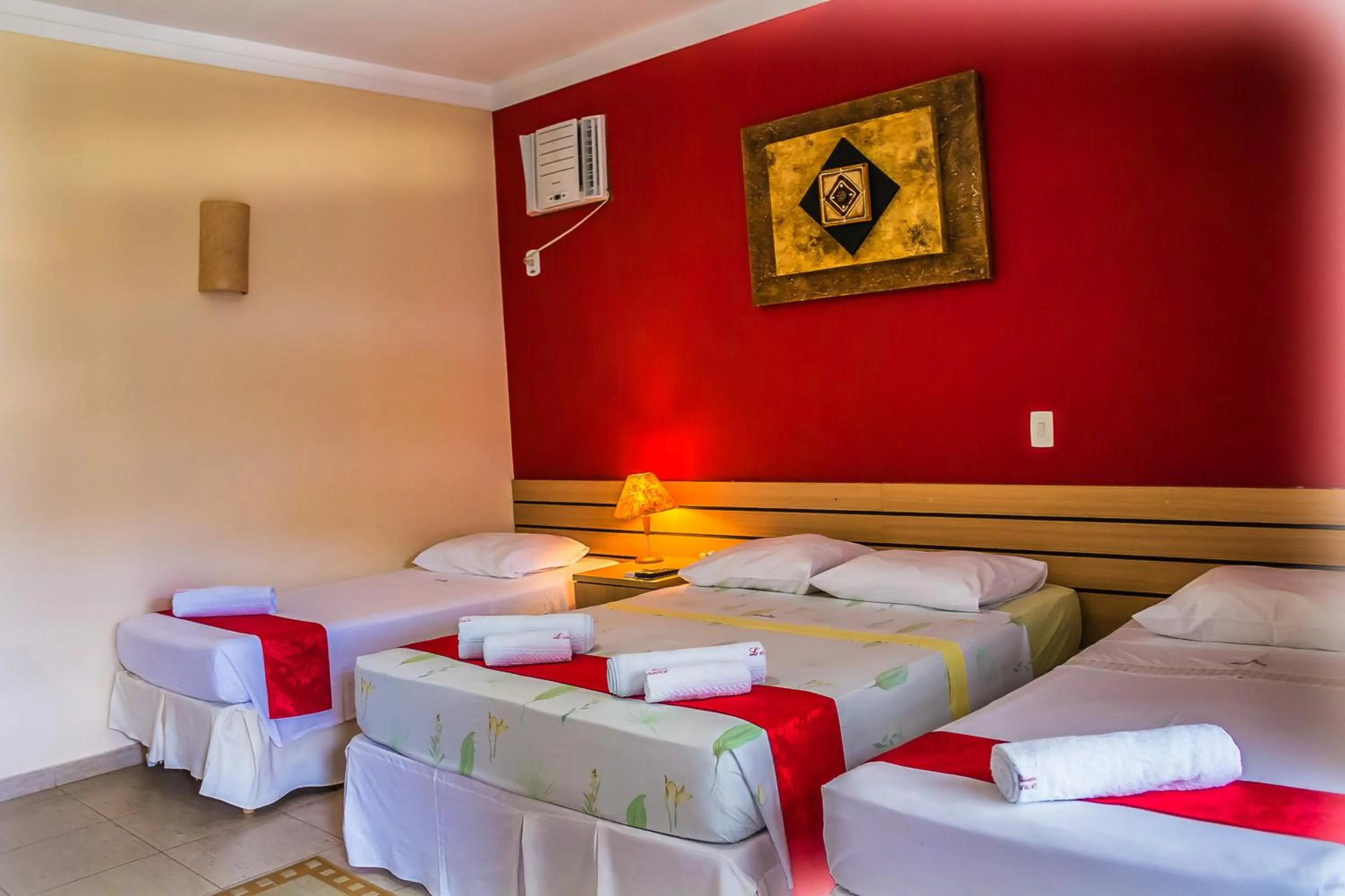 Bed in Pousada L'essence