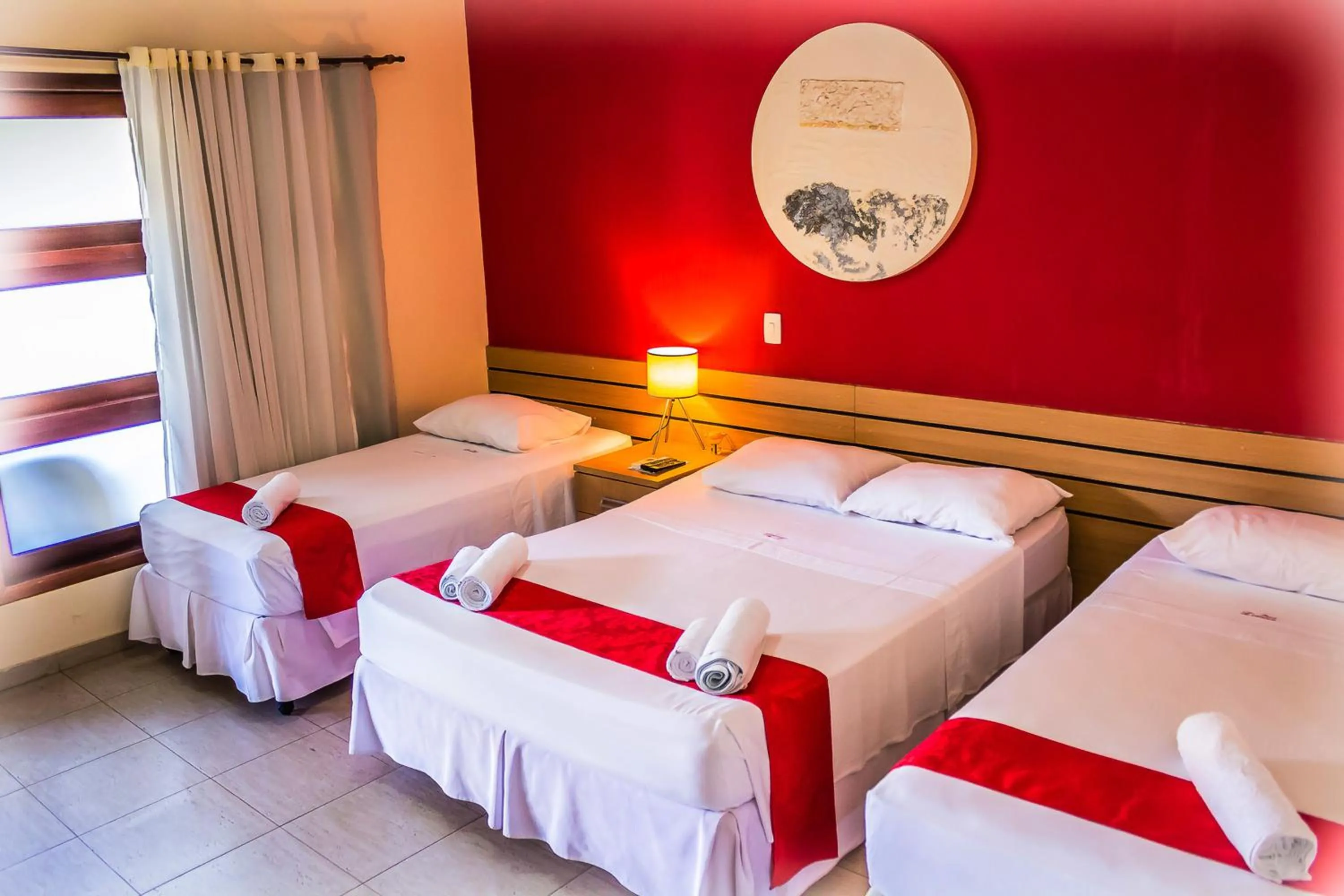 Bed in Pousada L'essence