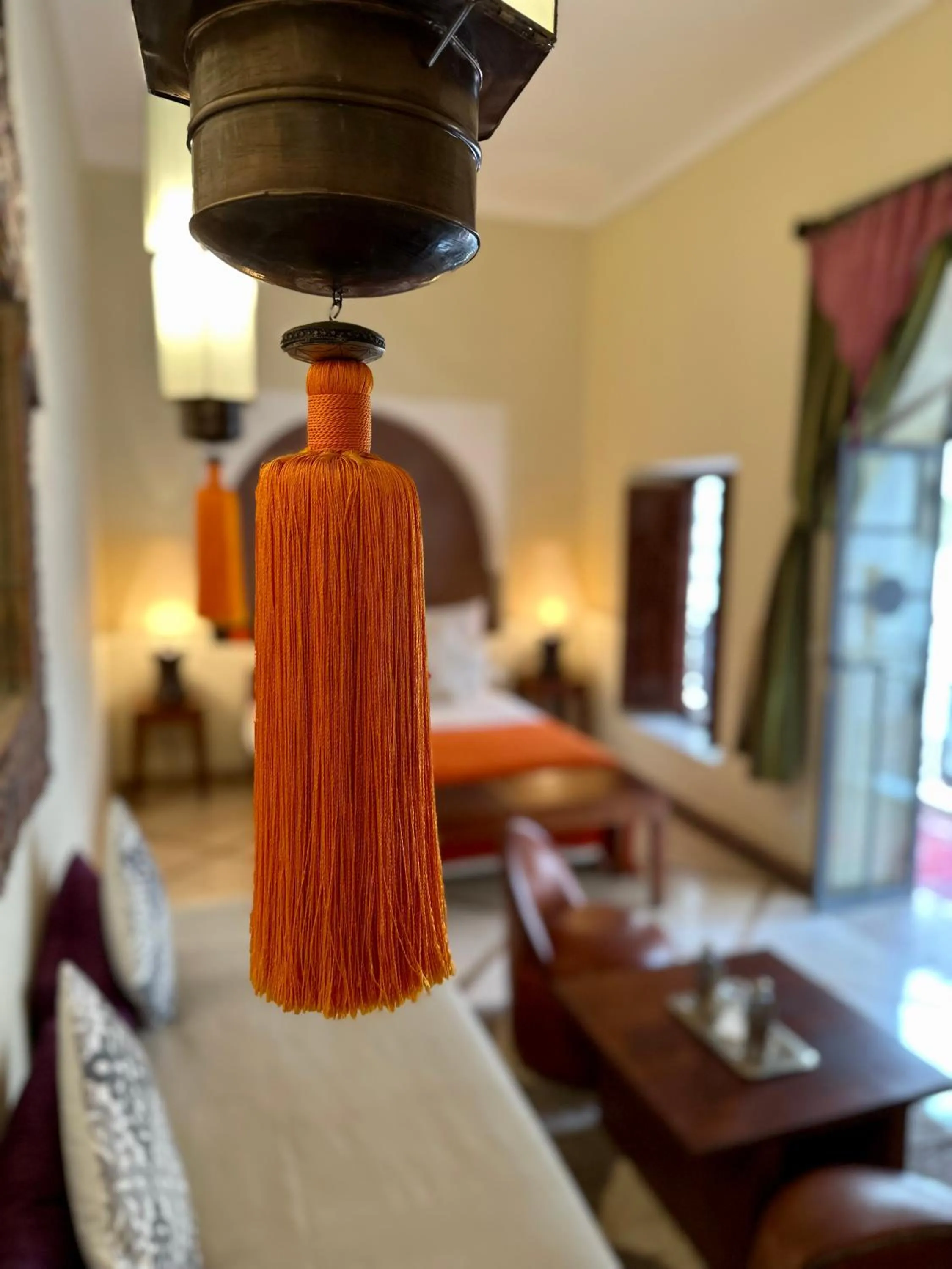 Decorative detail, Bed in Riad Jardin Des Rêves