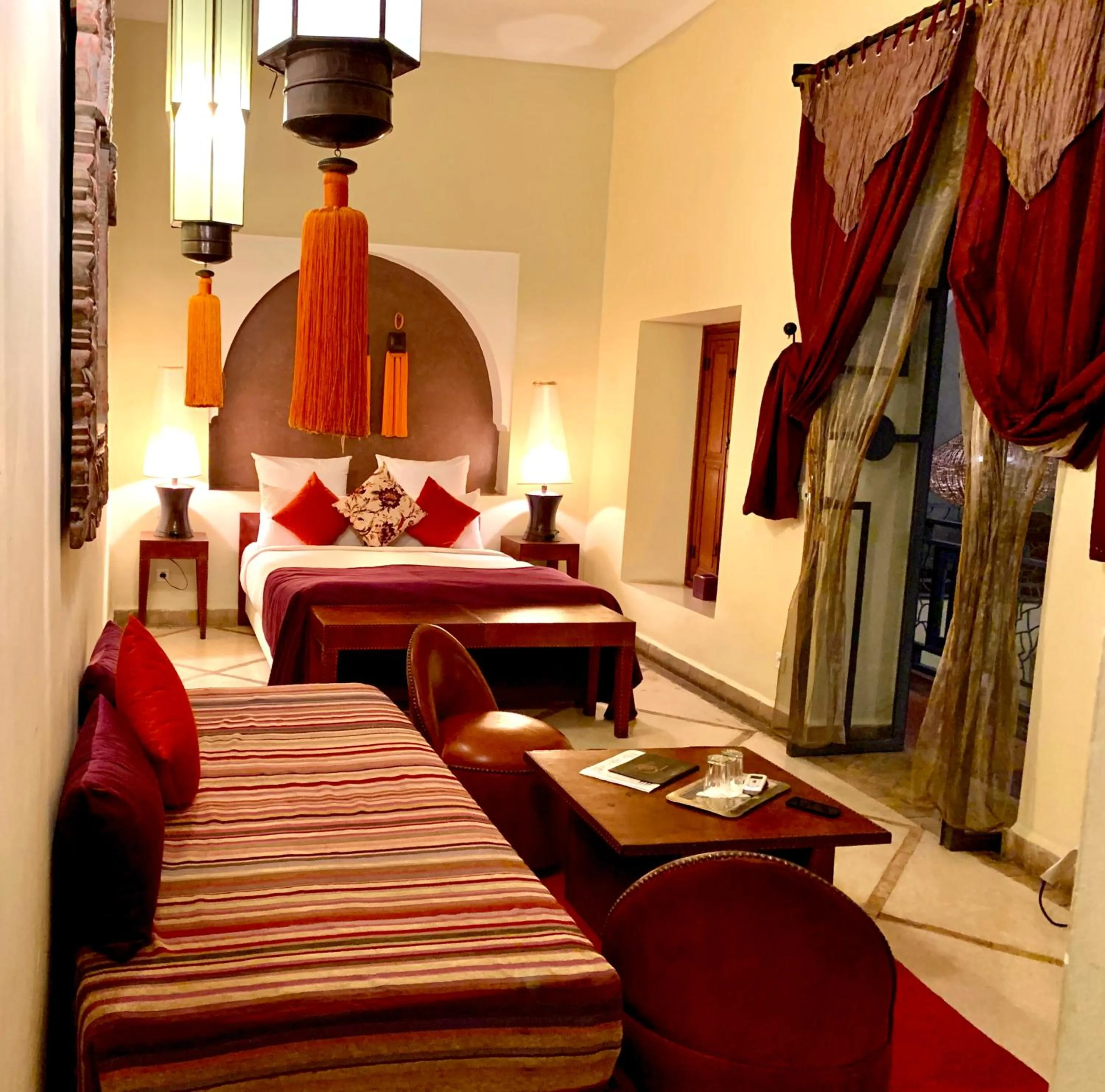 Bedroom, Bed in Riad Jardin Des Rêves