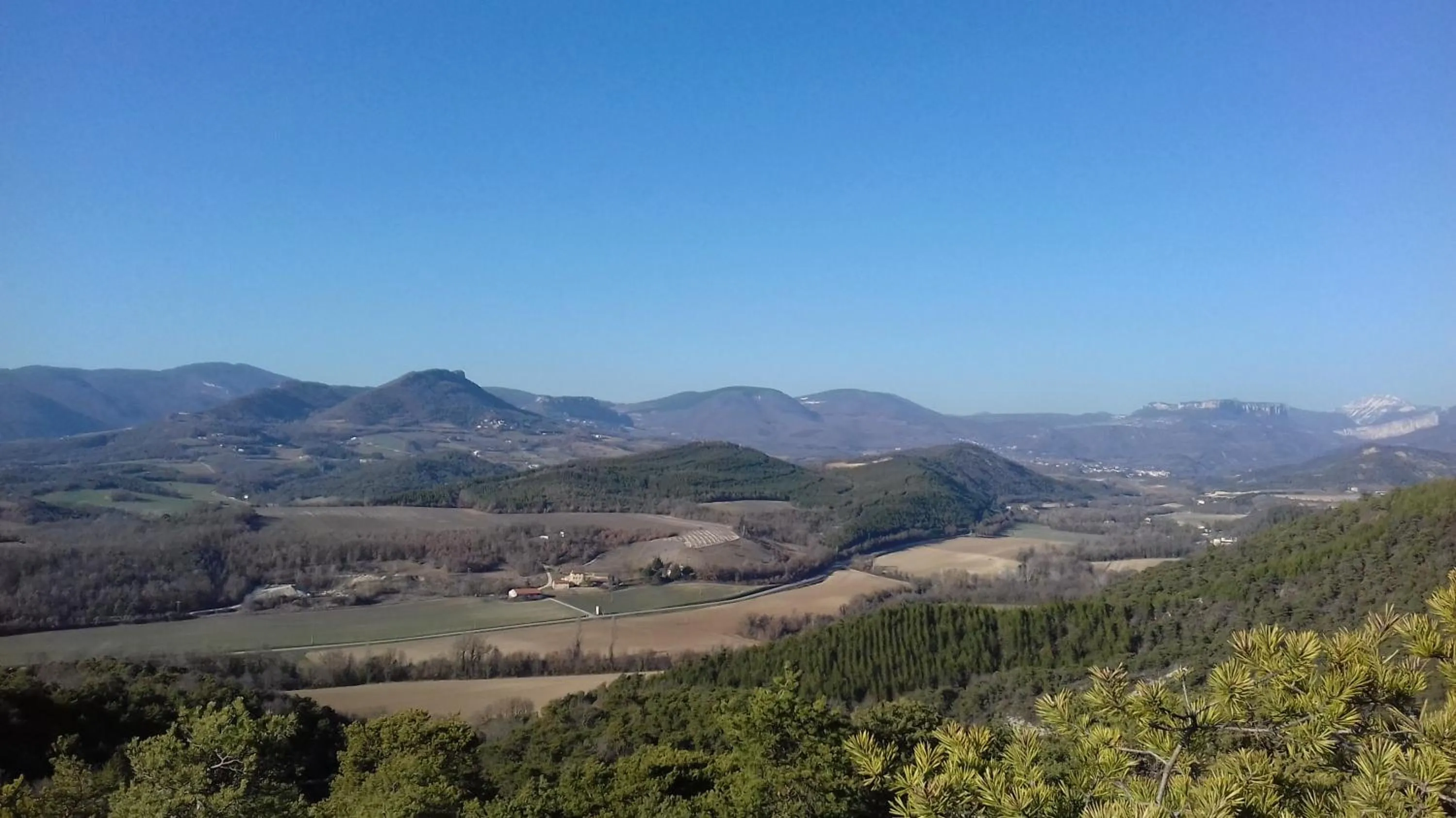 Natural landscape in La Bouillarde