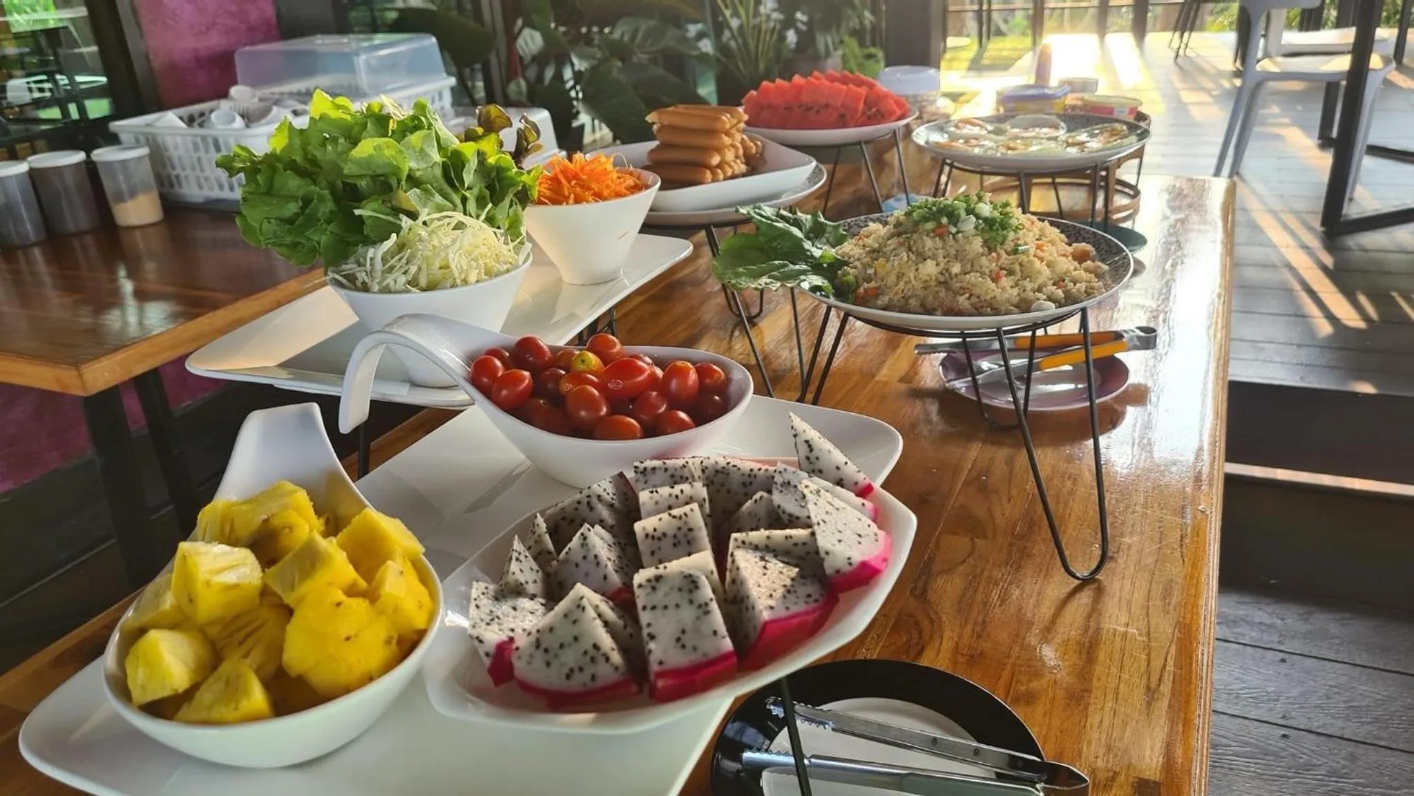 Breakfast in Baan Suan Hill Resort