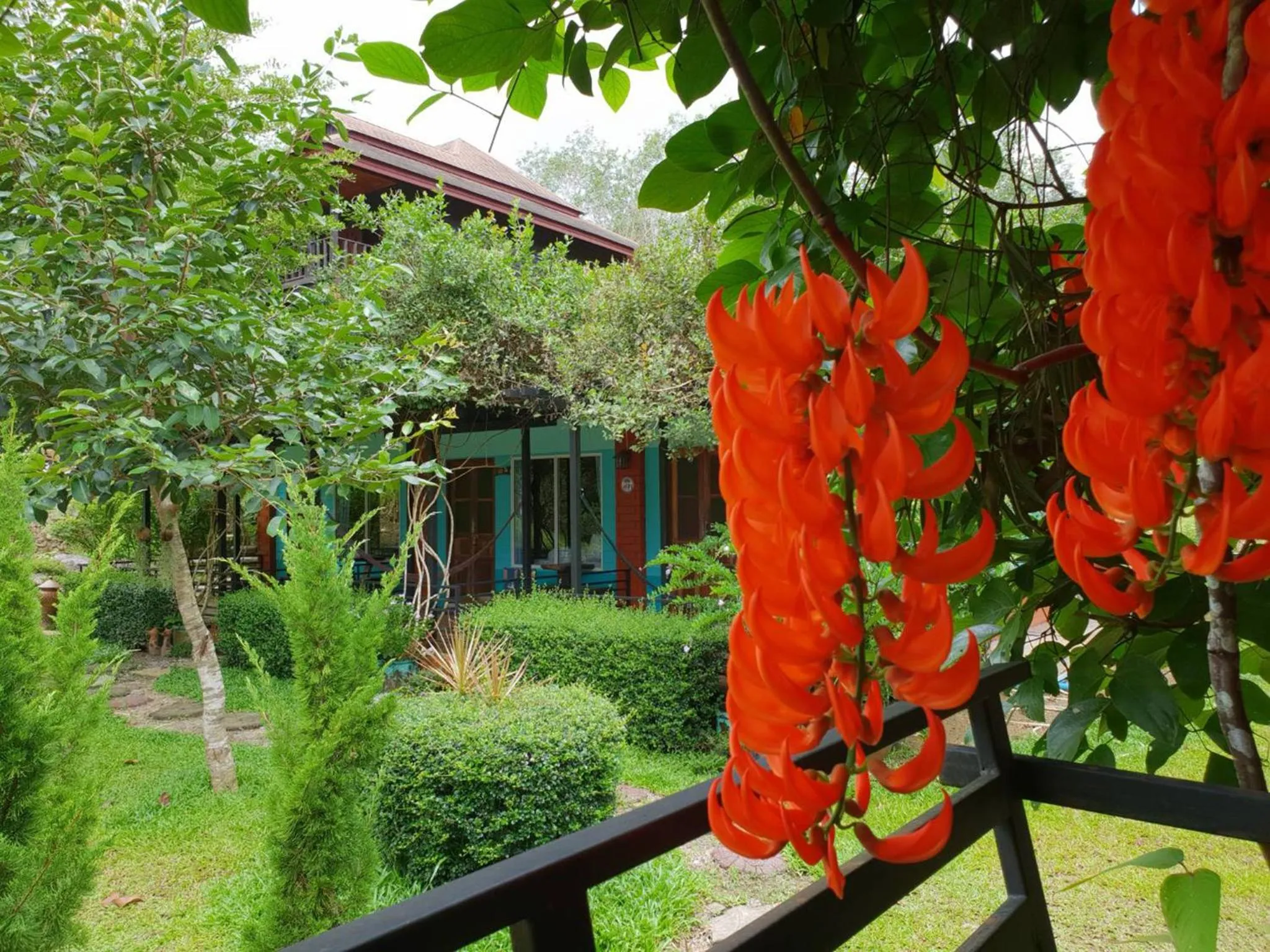 Balcony/Terrace in Baan Suan Hill Resort